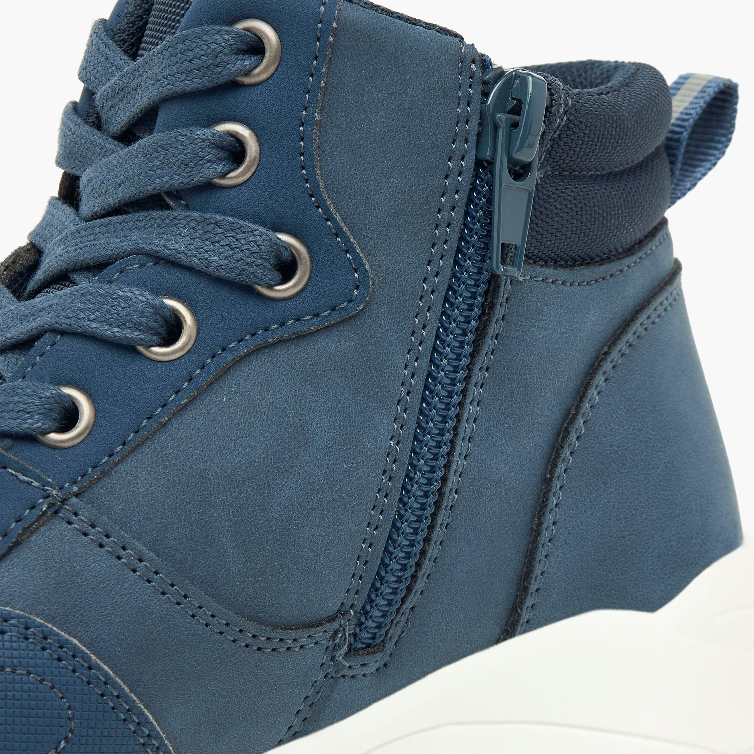 بوت بِألواح ورقبة عالية وسحّاب إغلاق من إل بي إل من شو إكسبرس-boys-shoes-boots-image-4