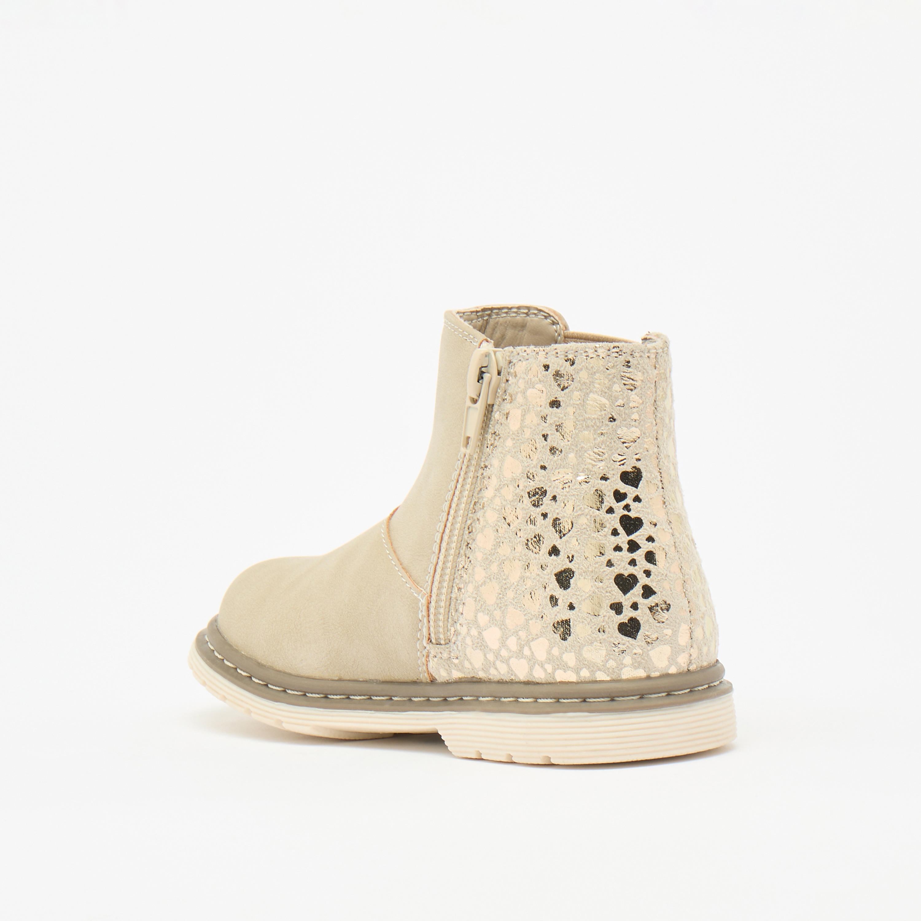 بوت بارز الملمس بطول الكاحل وسحاب إغلاق من فلورا بيلا-girls-shoes-boots-image-8