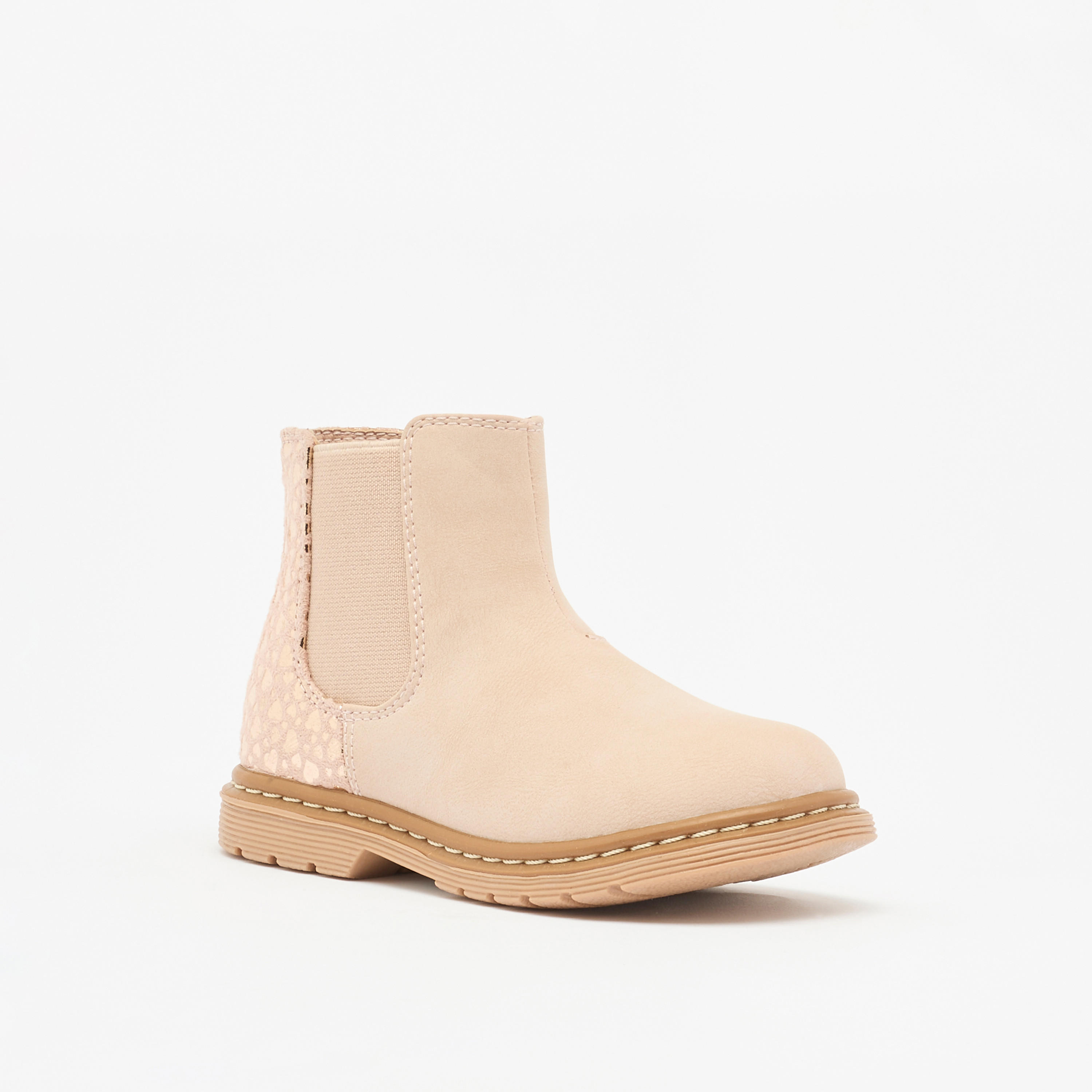 بوت بارز الملمس بطول الكاحل وسحاب إغلاق من فلورا بيلا-girls-shoes-boots-image-1