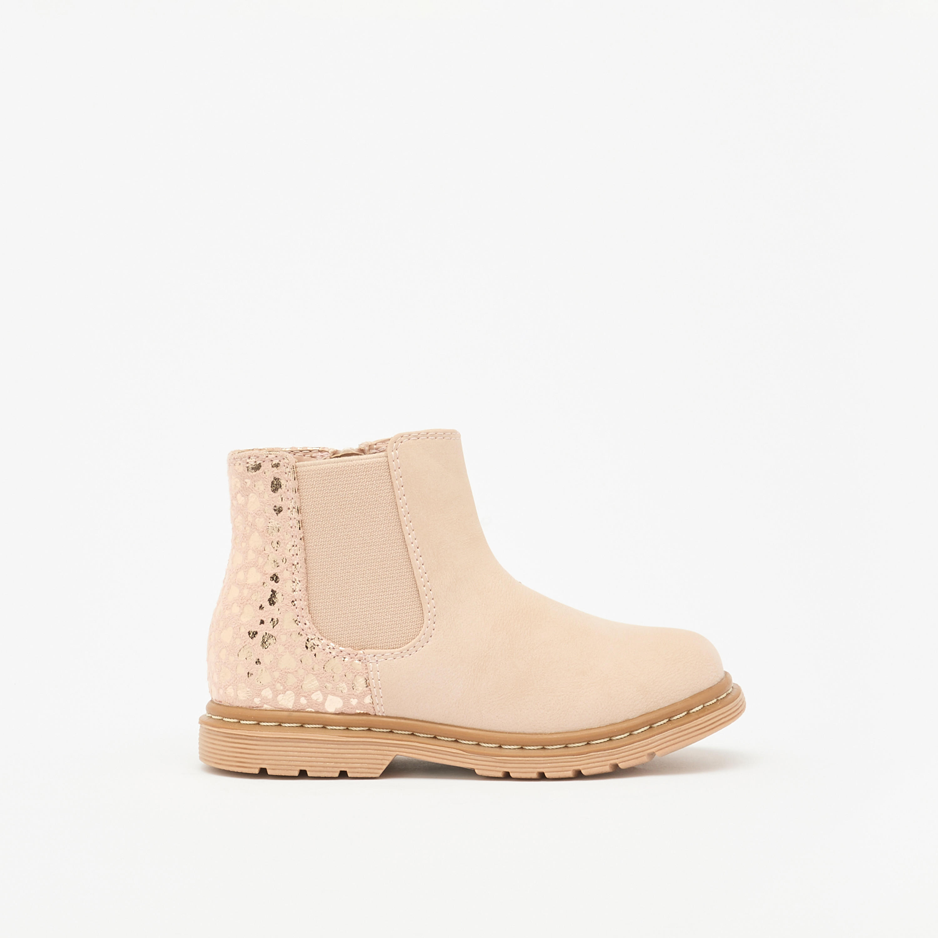 بوت بارز الملمس بطول الكاحل وسحاب إغلاق من فلورا بيلا-girls-shoes-boots-image-3