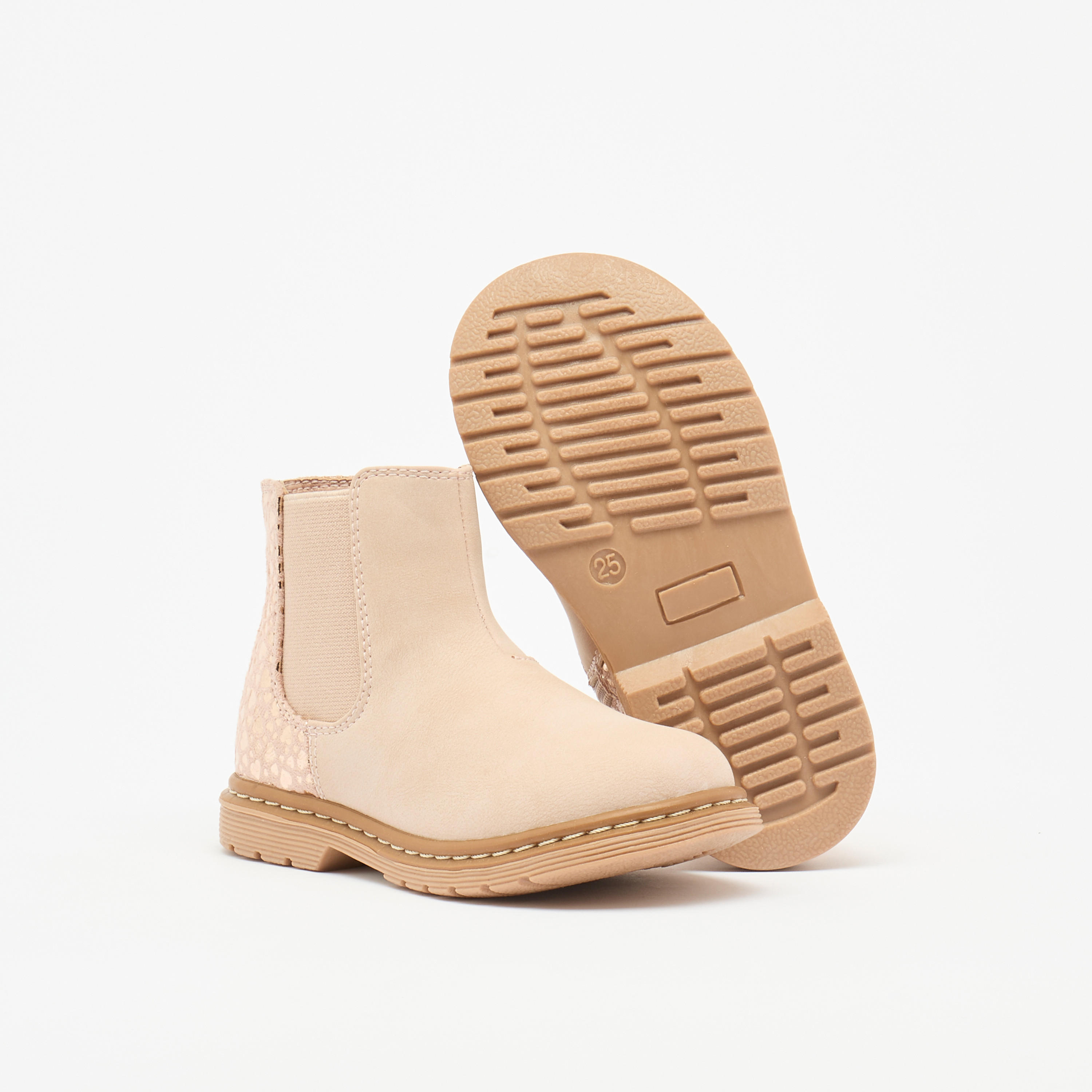 بوت بارز الملمس بطول الكاحل وسحاب إغلاق من فلورا بيلا-girls-shoes-boots-image-4