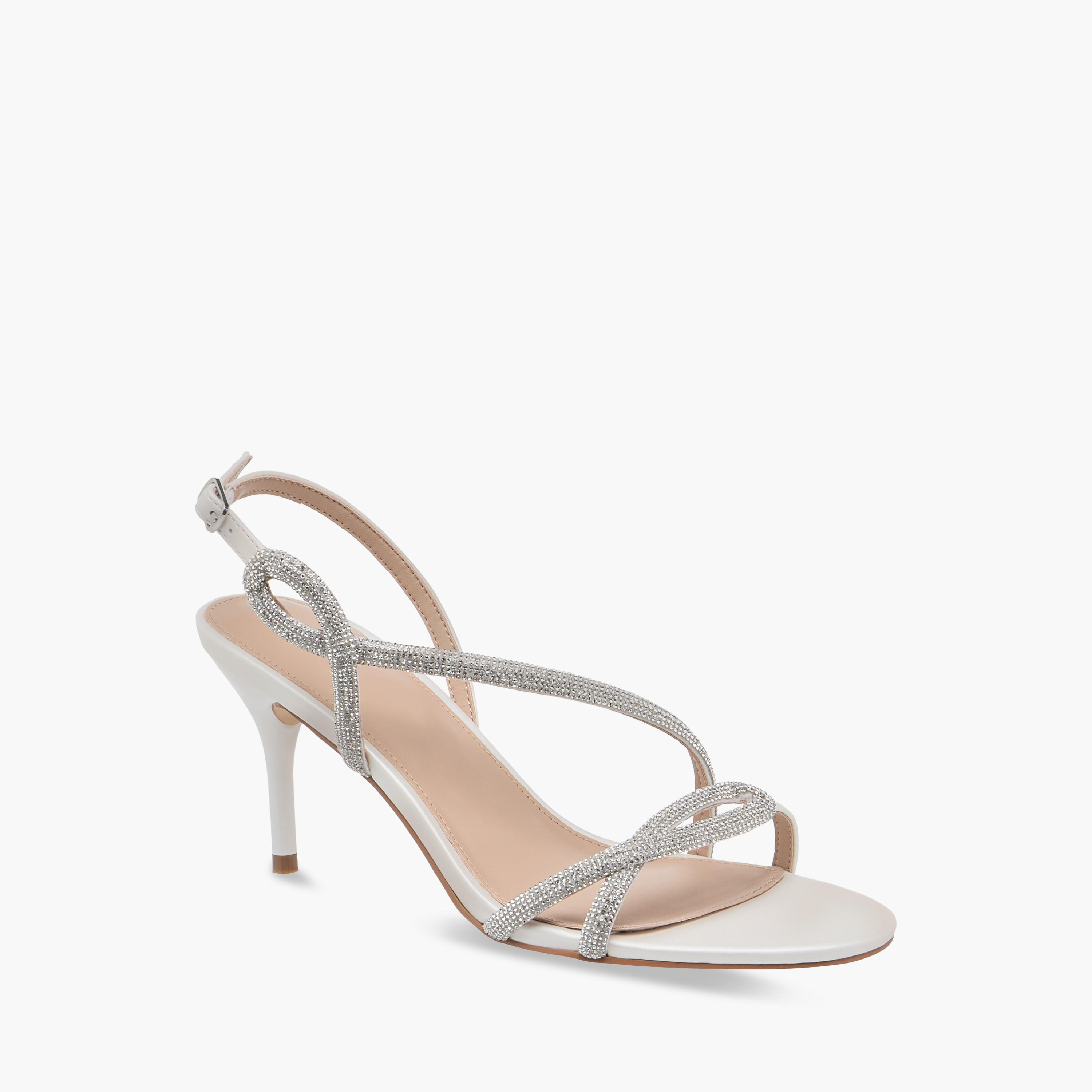 Flora Bella Embellished Sandals with Stiletto Heels and Buckle Closure-women-shoes-sandals-heeled-image-2