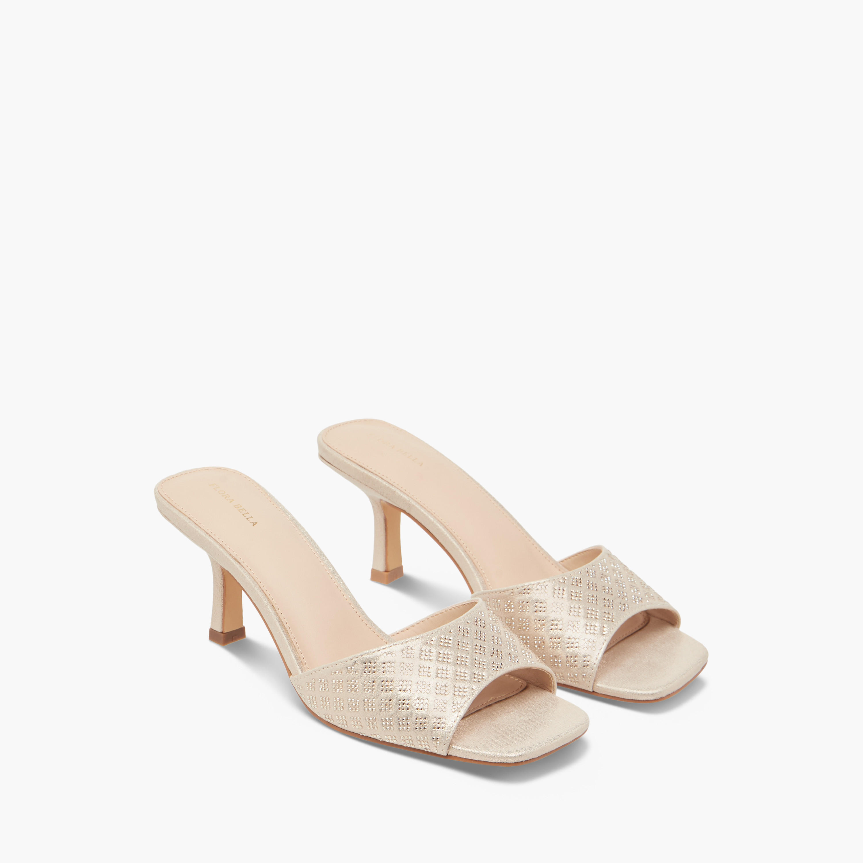 Flora Bella Embellished Slip-On Sandals with Stiletto Heels-women-shoes-sandals-heeled-image-1