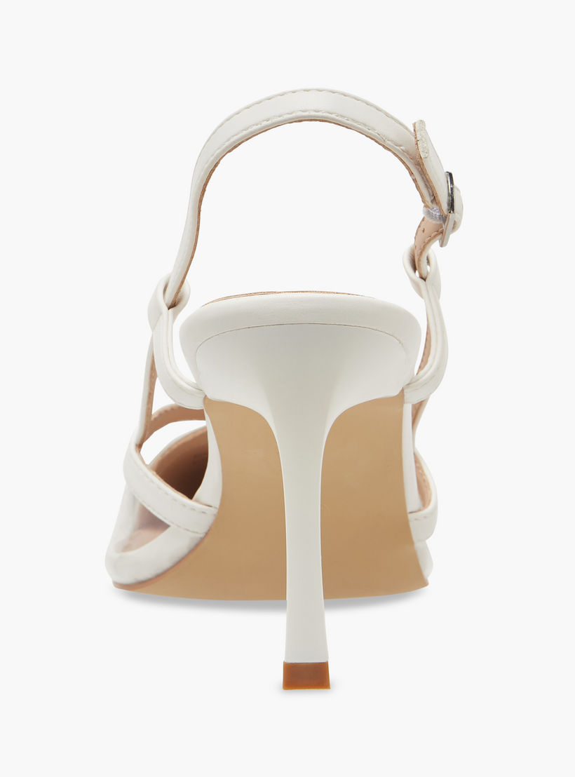 Flora Bella Pointed Toe Slingback Shoes with Flared Heels and Buckle Closure-women-shoes-heels-image-5