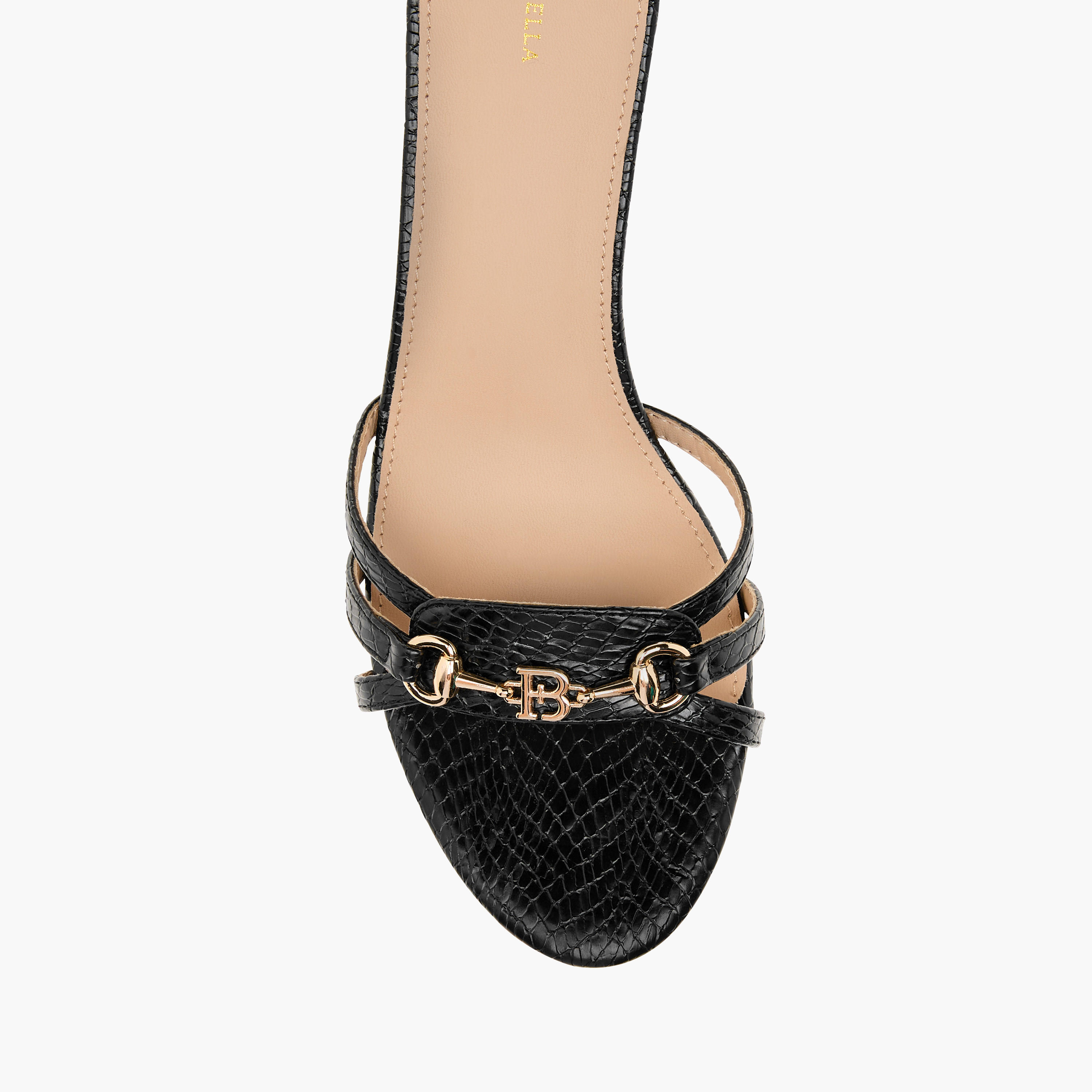 صندل سهل الارتداء بزينة شعار متدلية وكعب سميك من فلورا بيلا-women-shoes-sandals-heeled-image-3