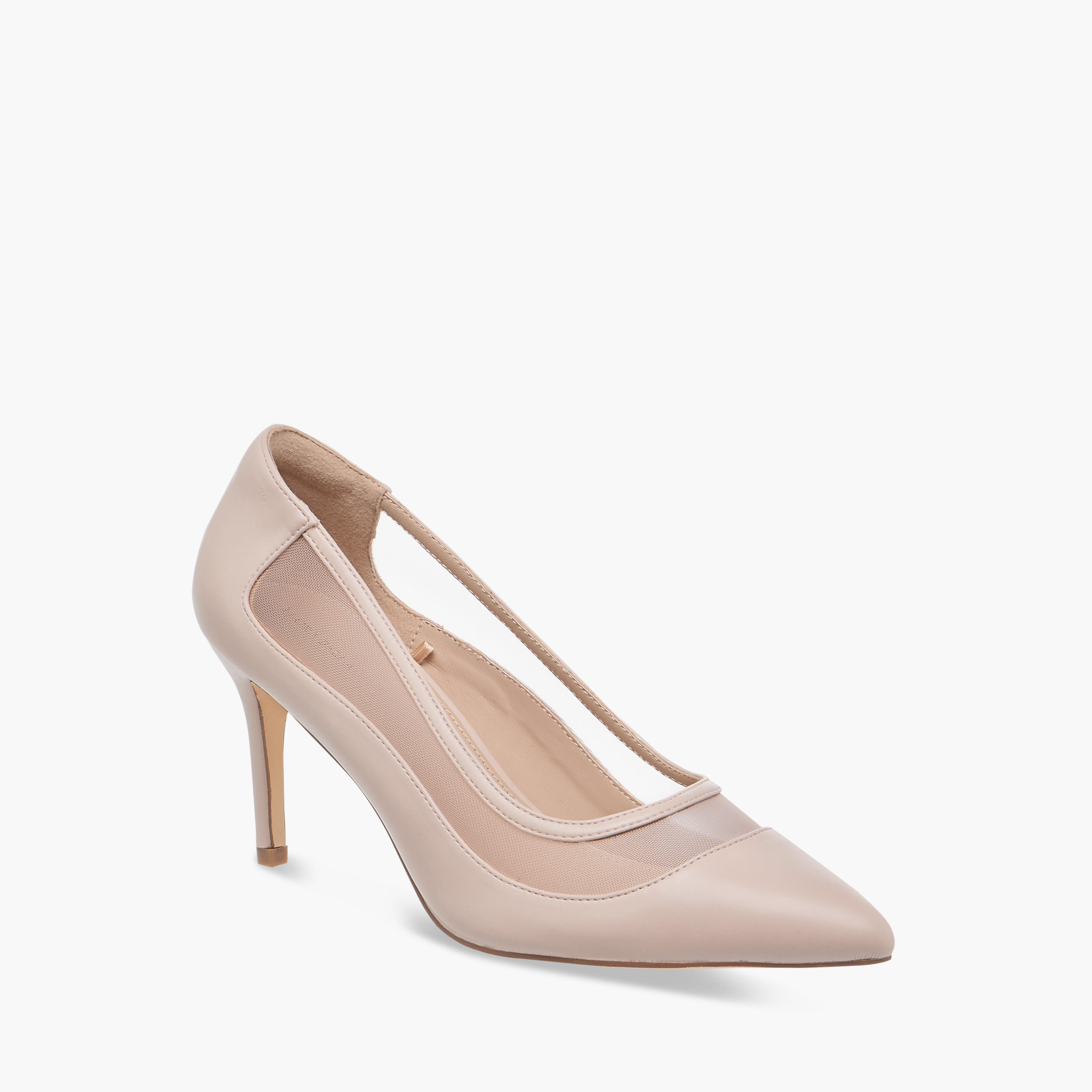 حذاء كلاسيكي بارز الملمس سهل الارتداء بكعب ستيليتو من فلورا بيلا-women-shoes-heels-image-12