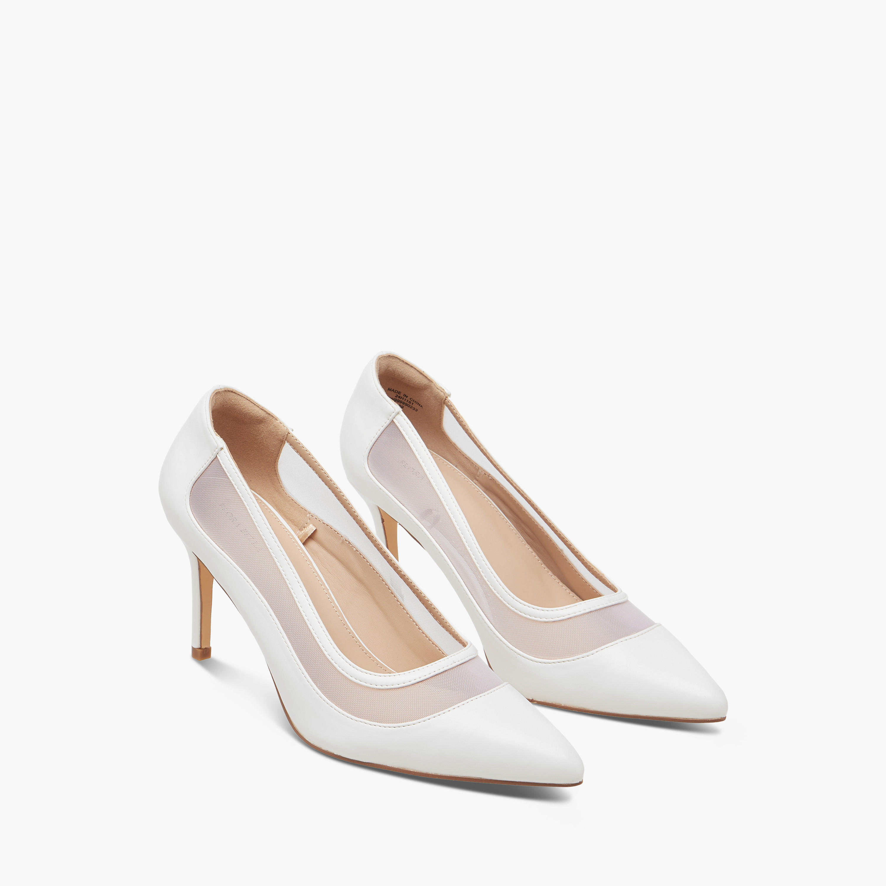 حذاء كلاسيكي بارز الملمس سهل الارتداء بكعب ستيليتو من فلورا بيلا-women-shoes-heels-image-6