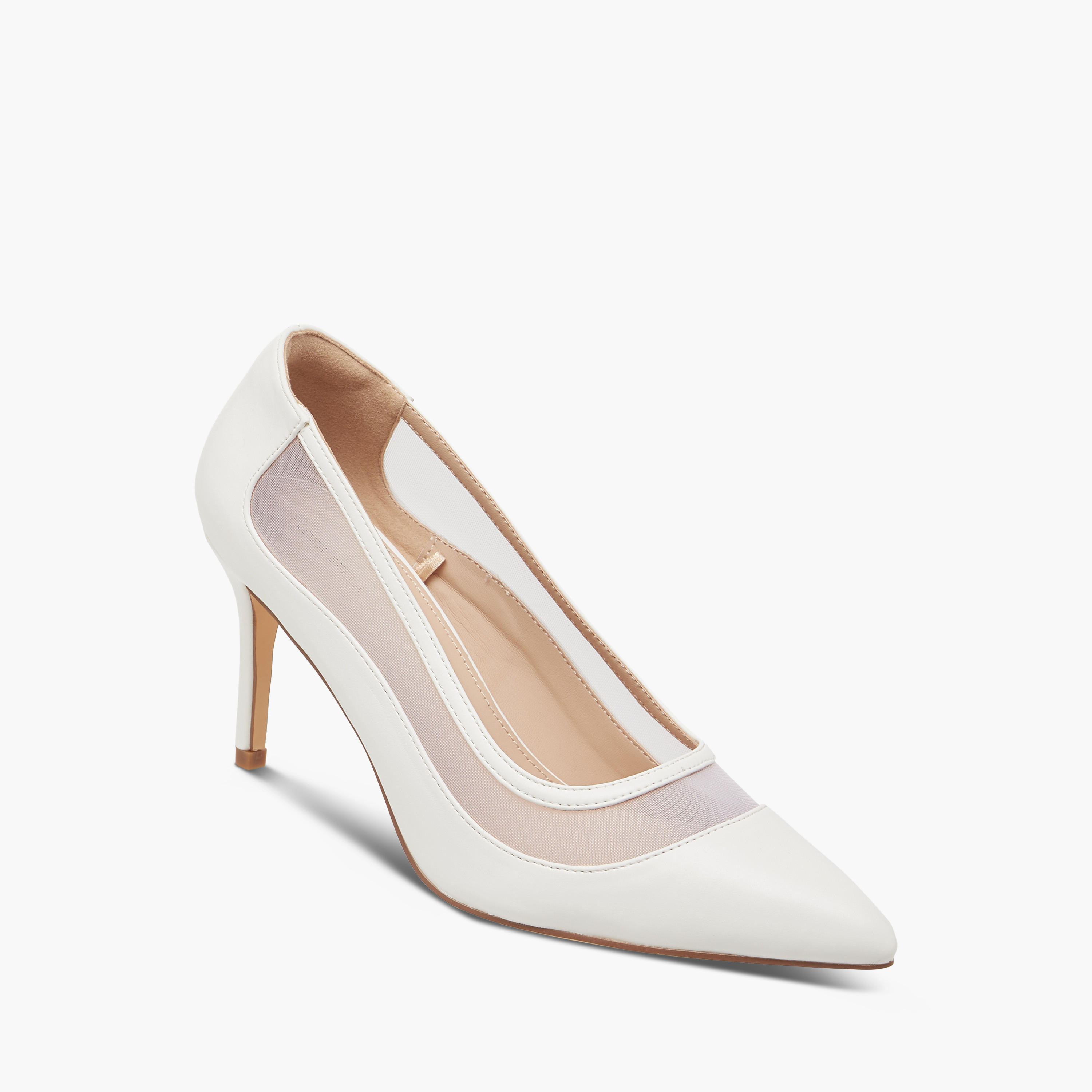 حذاء كلاسيكي بارز الملمس سهل الارتداء بكعب ستيليتو من فلورا بيلا-women-shoes-heels-image-7