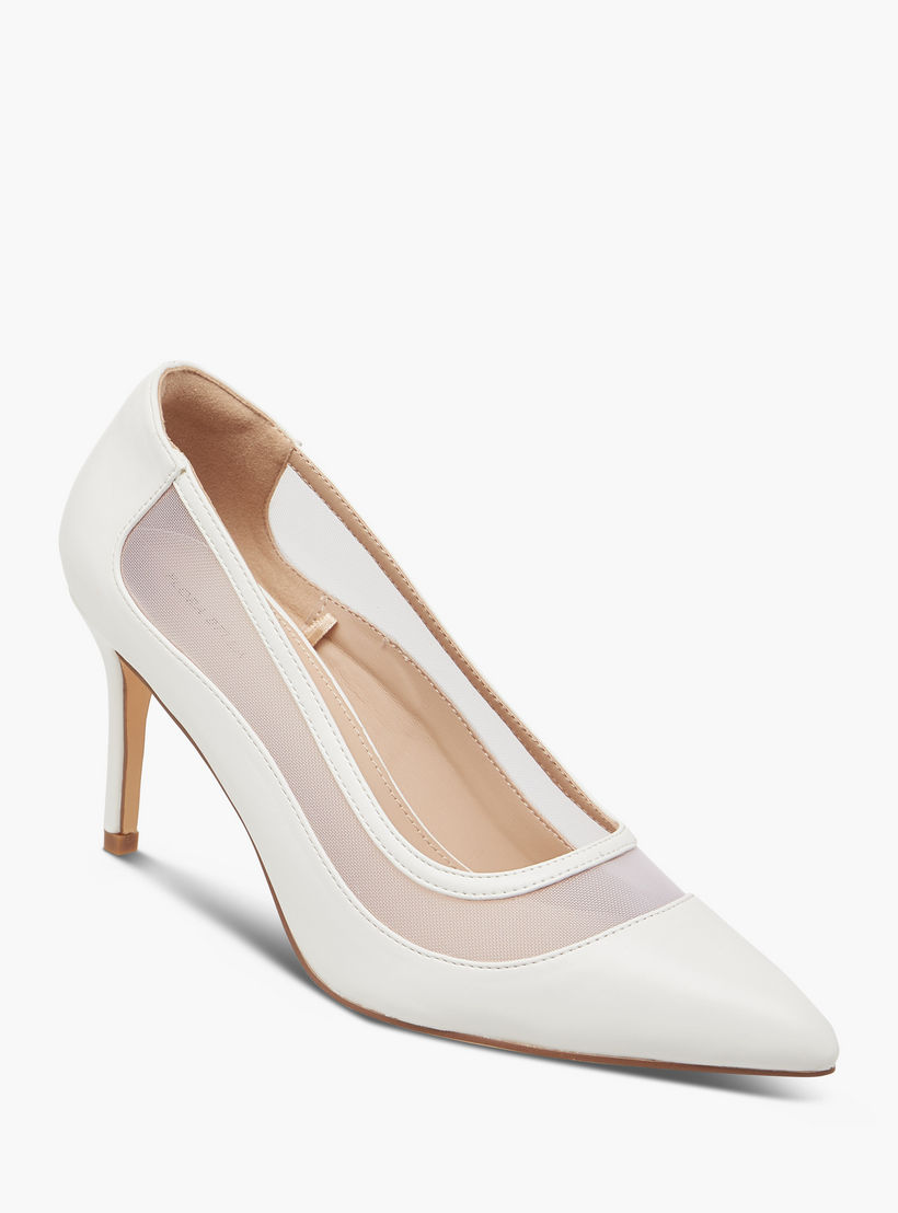 حذاء كلاسيكي بارز الملمس سهل الارتداء بكعب ستيليتو من فلورا بيلا-women-shoes-heels-image-2