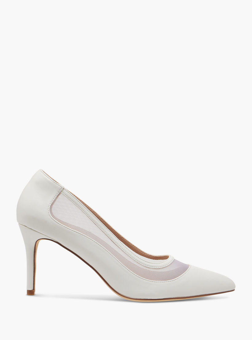 حذاء كلاسيكي بارز الملمس سهل الارتداء بكعب ستيليتو من فلورا بيلا-women-shoes-heels-image-3