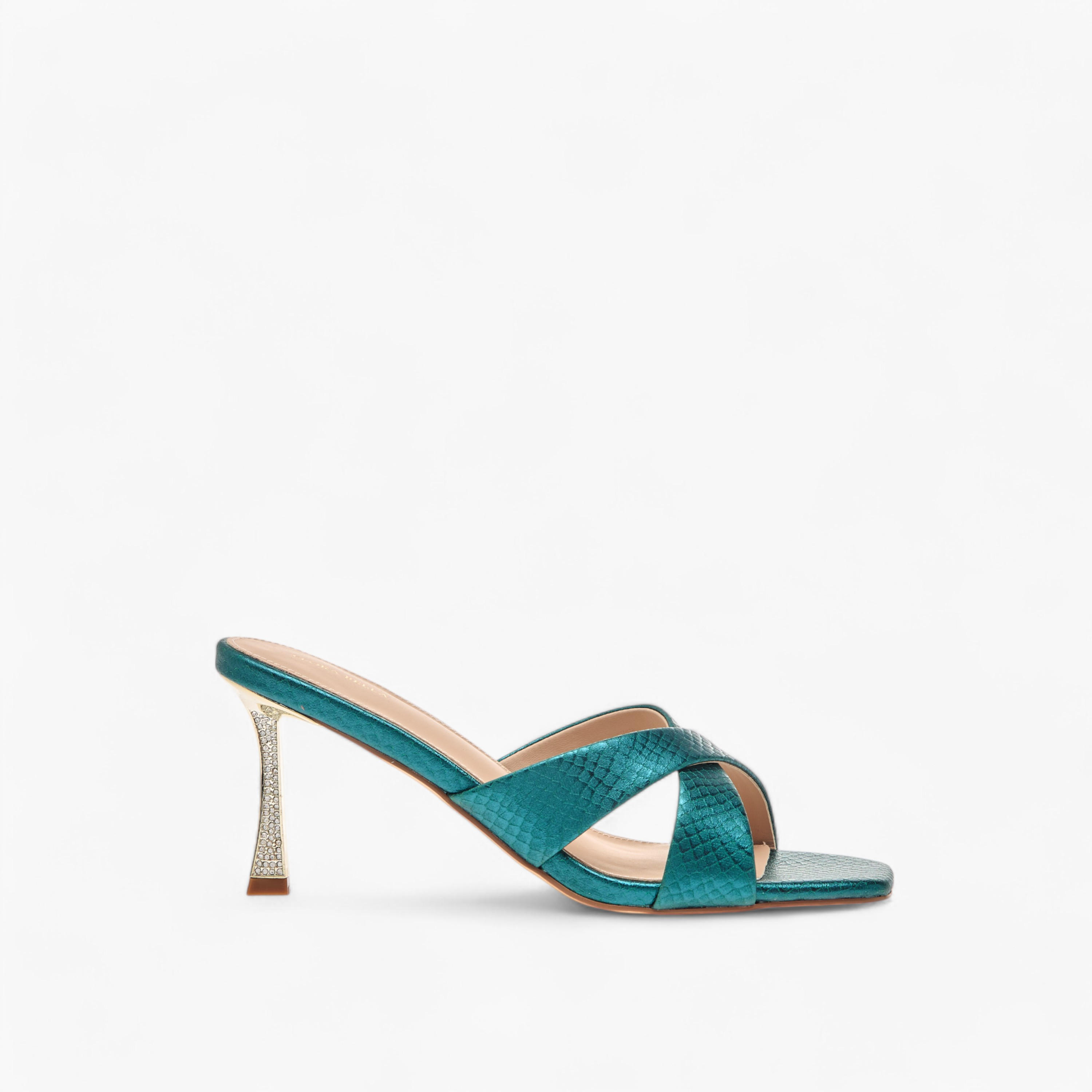 Flora Bella Textured Cross Strap Sandals with Stiletto Heels-women-shoes-sandals-heeled-image-3