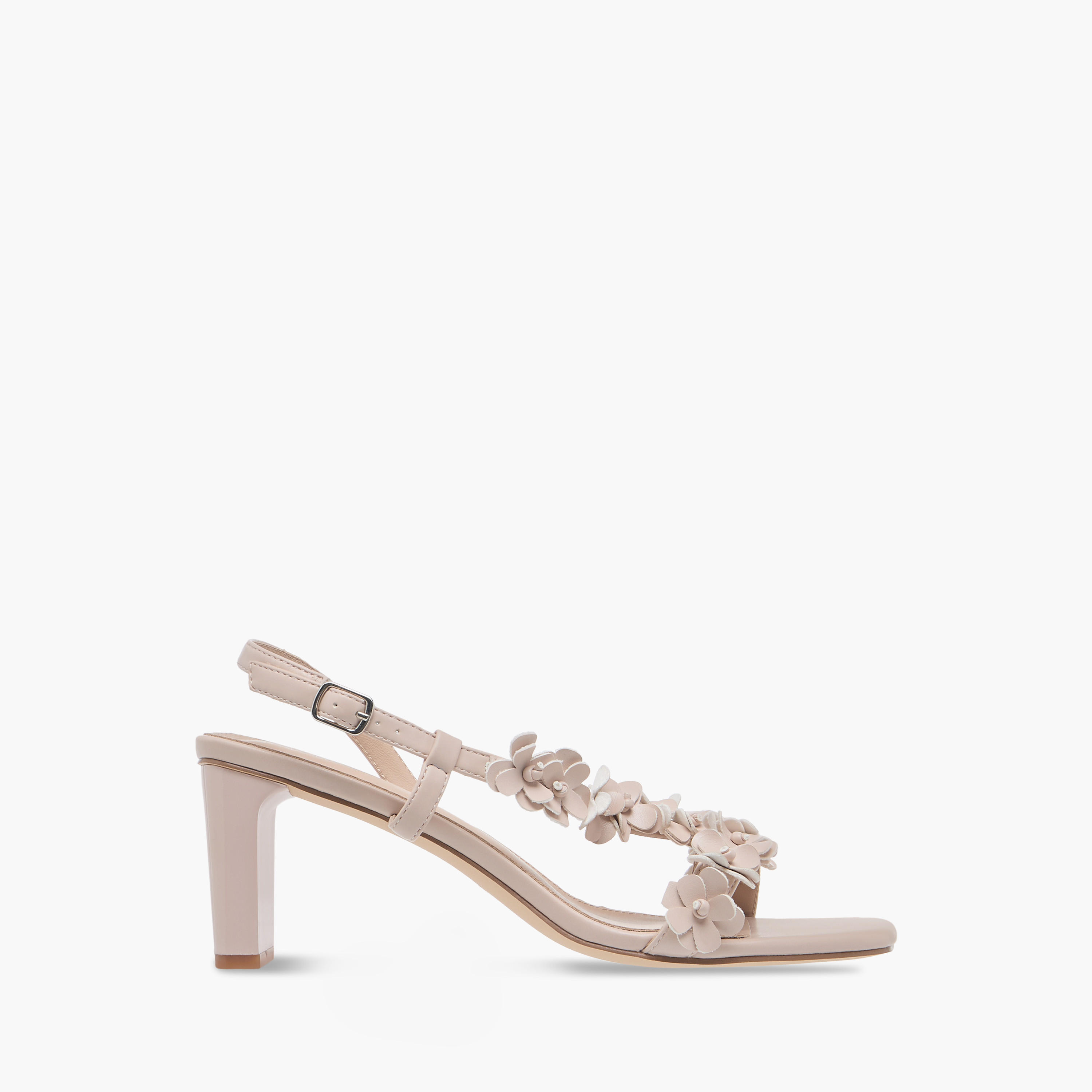 Flora Bella Floral  Slingback Sandals with Block Heels and Buckle Closure-women-shoes-sandals-heeled-image-3