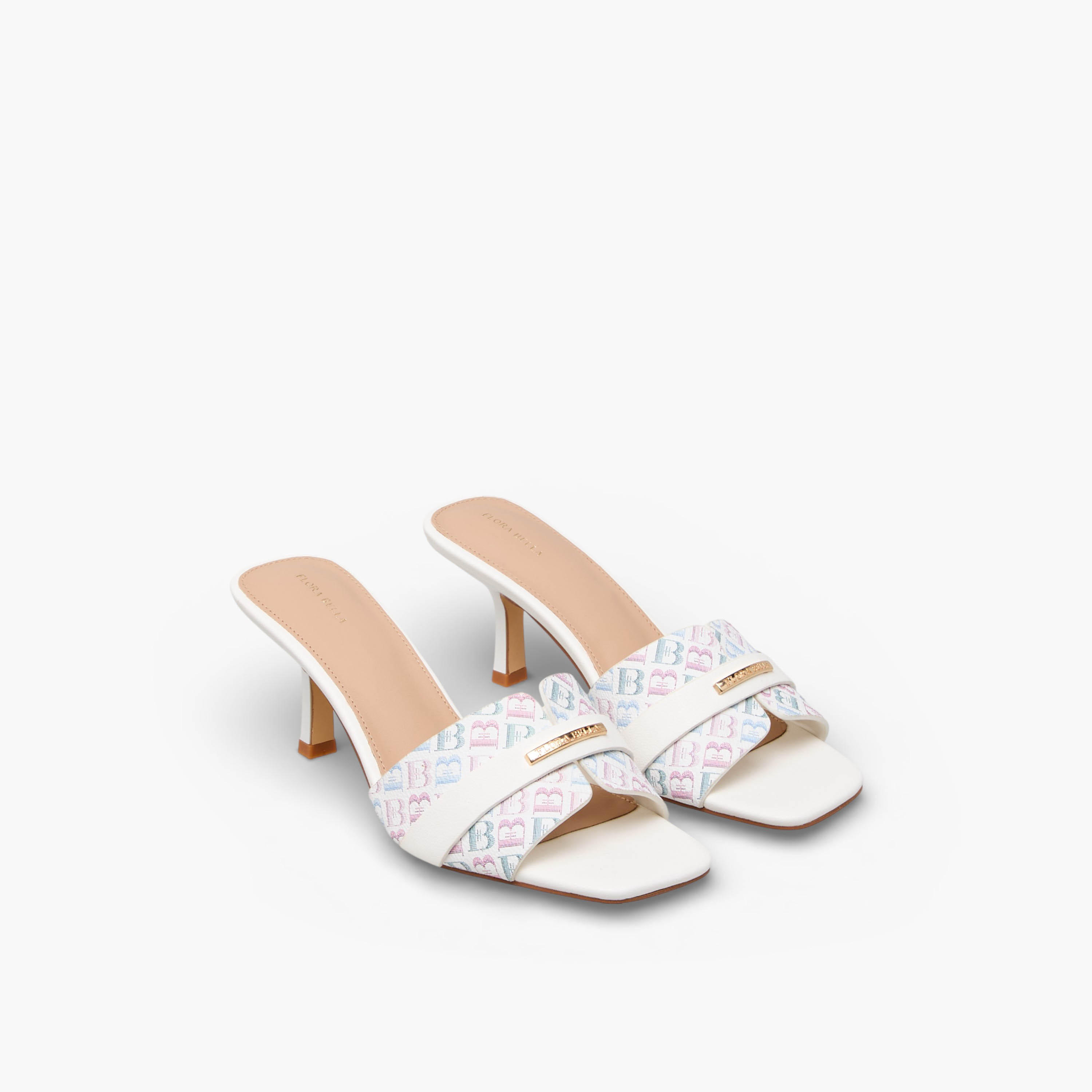 Flora Bella Women Monogram Print Sandals-women-shoes-sandals-heeled-image-1