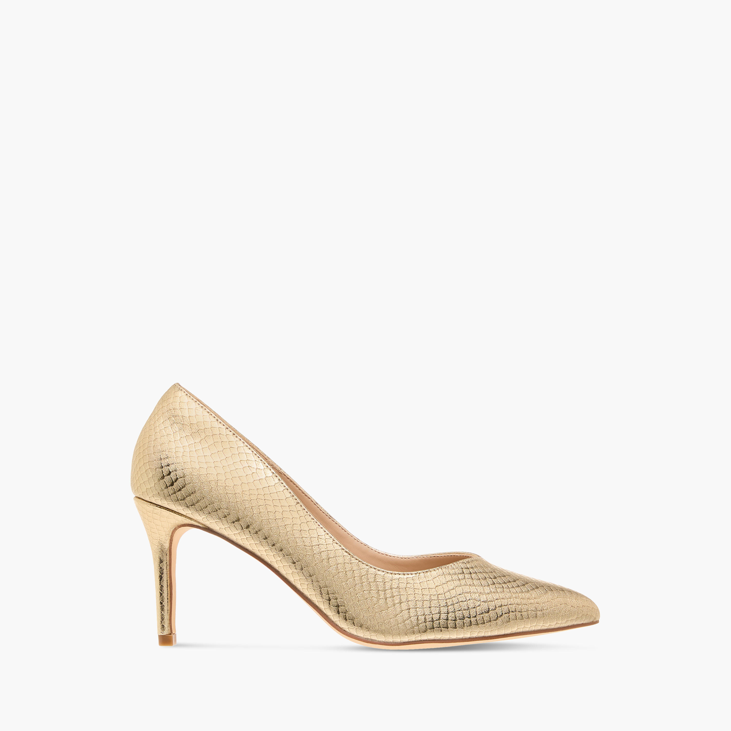Flora Bella Textured Slip-On Pumps with Stiletto Heels-women-shoes-heels-image-3