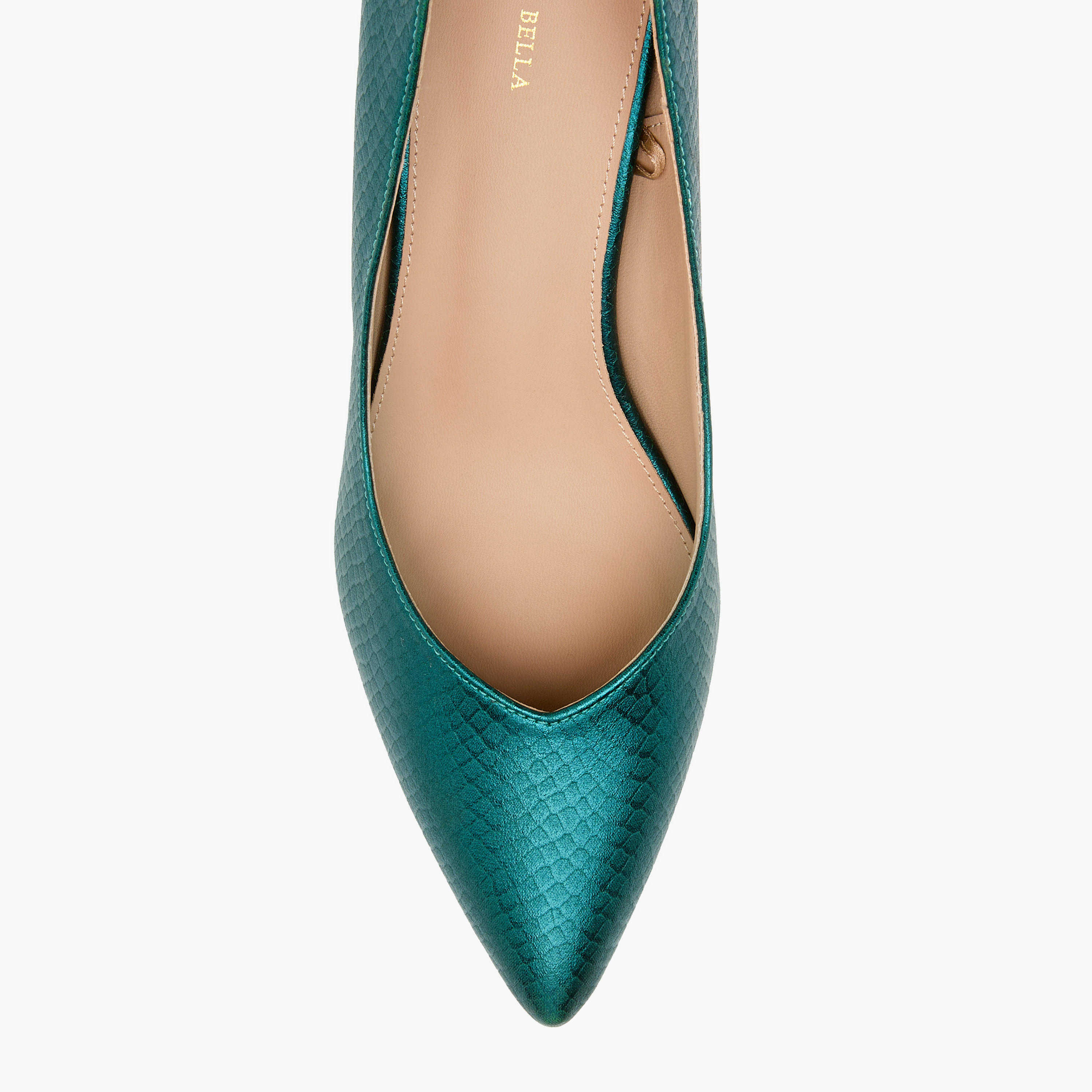Flora Bella Textured Slip-On Pumps with Stiletto Heels-women-shoes-heels-image-4