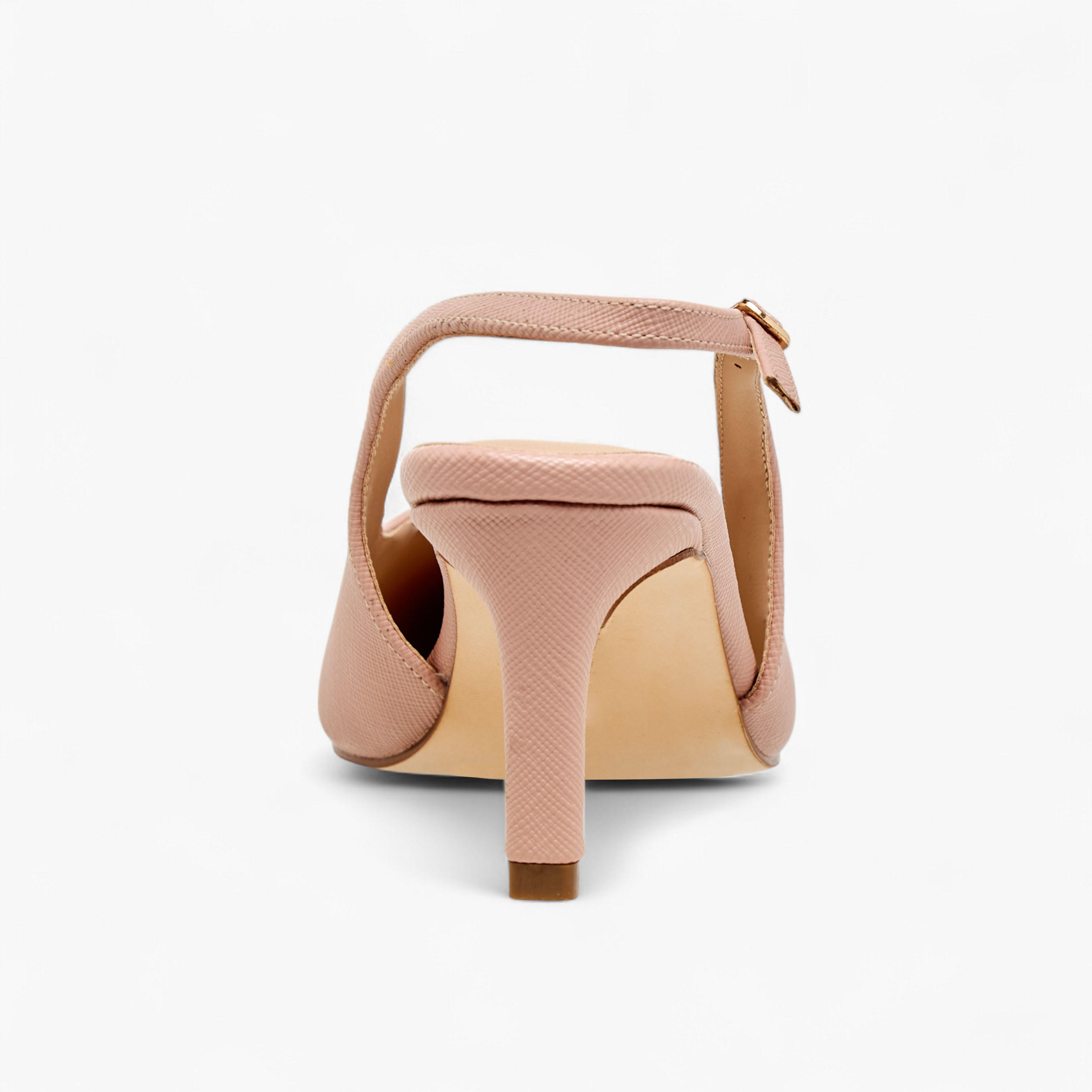 Flora Bella Textured Pointed-Toe Slingback Shoes with Flared Heels-women-shoes-heels-image-5