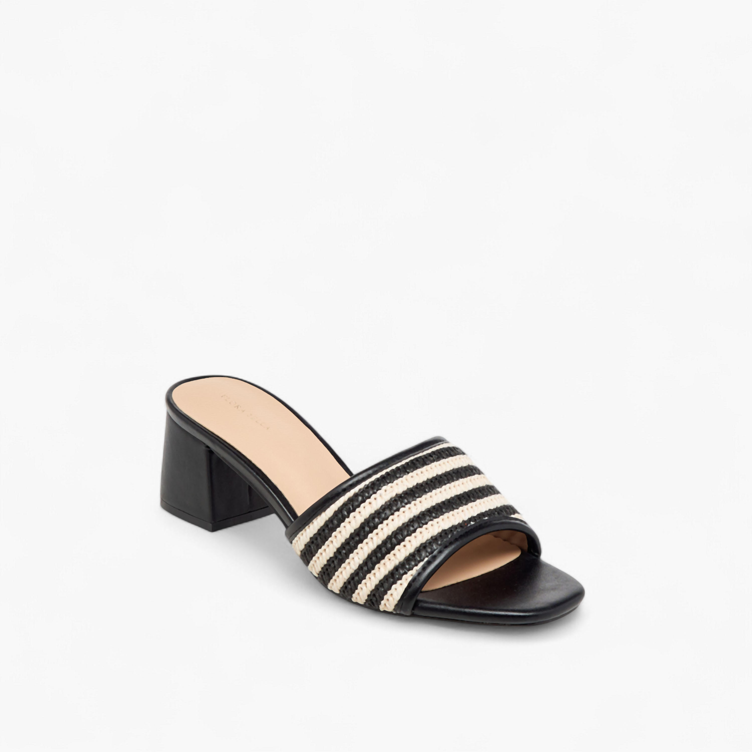 صندل سهل الارتداء بارز الملمس بكعب عريض من فلورا بيلا-women-shoes-sandals-heeled-image-2
