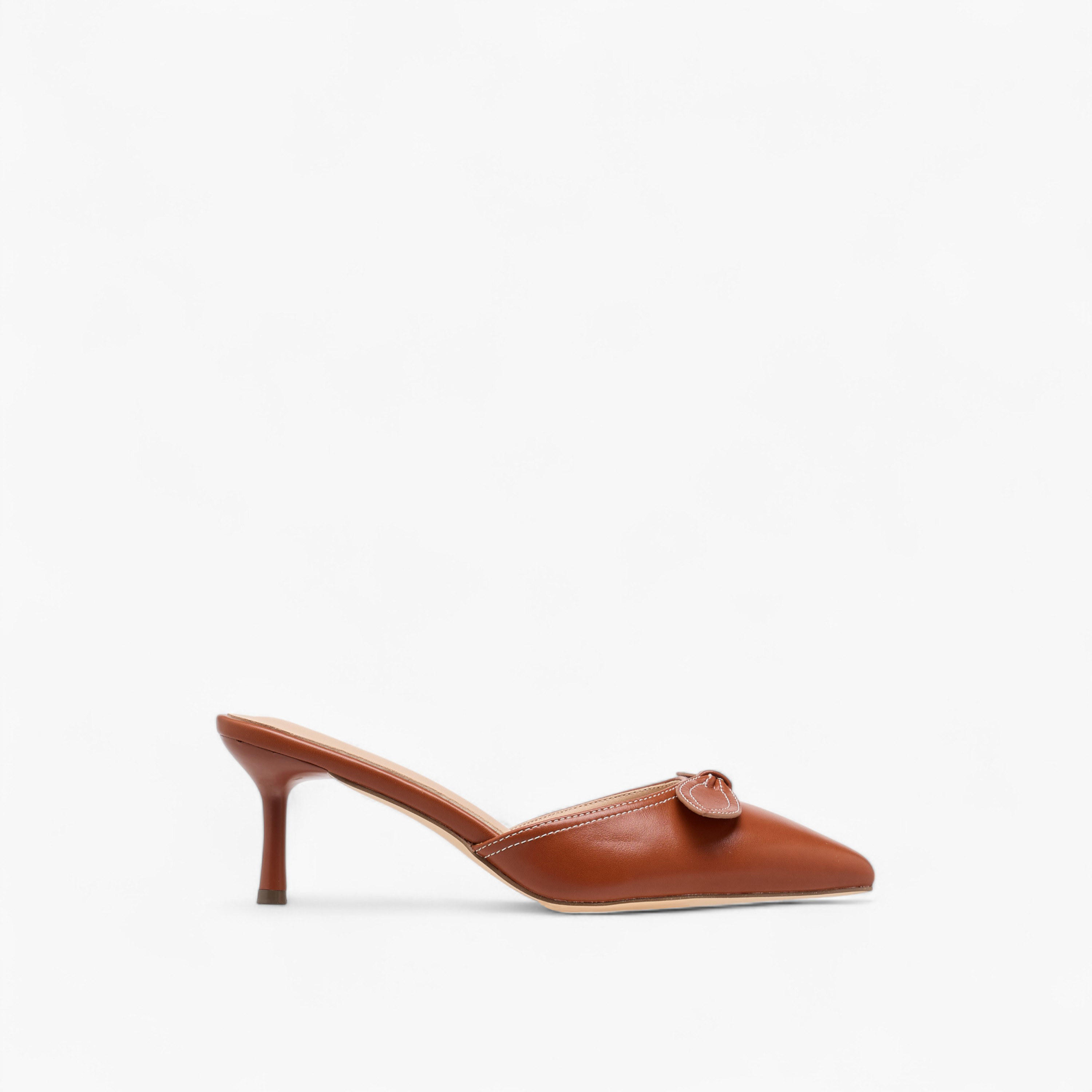 Flora Bella Bow Accent Slip-On Mules with Flared Heels-women-shoes-heels-image-3