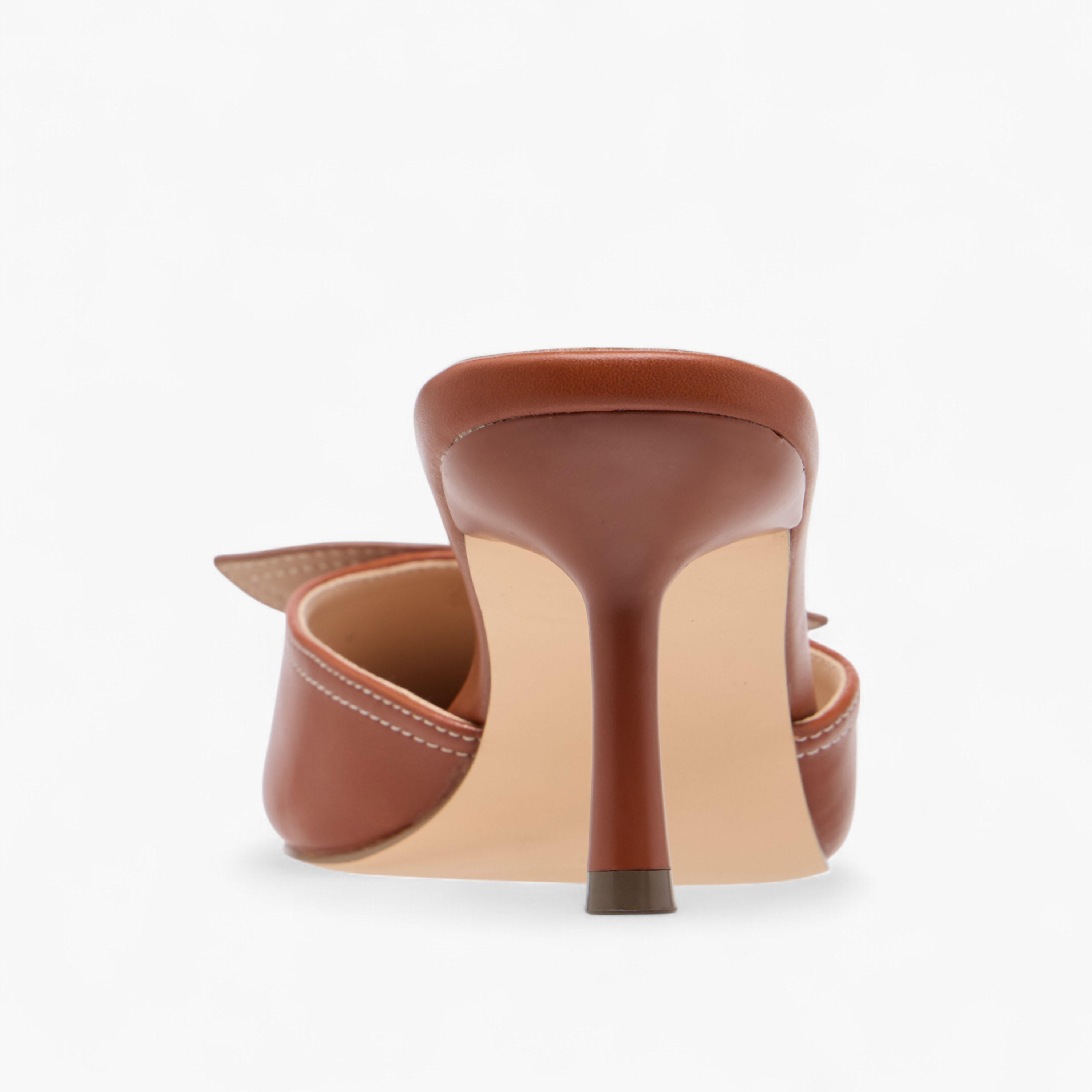 Flora Bella Bow Accent Slip-On Mules with Flared Heels-women-shoes-heels-image-5