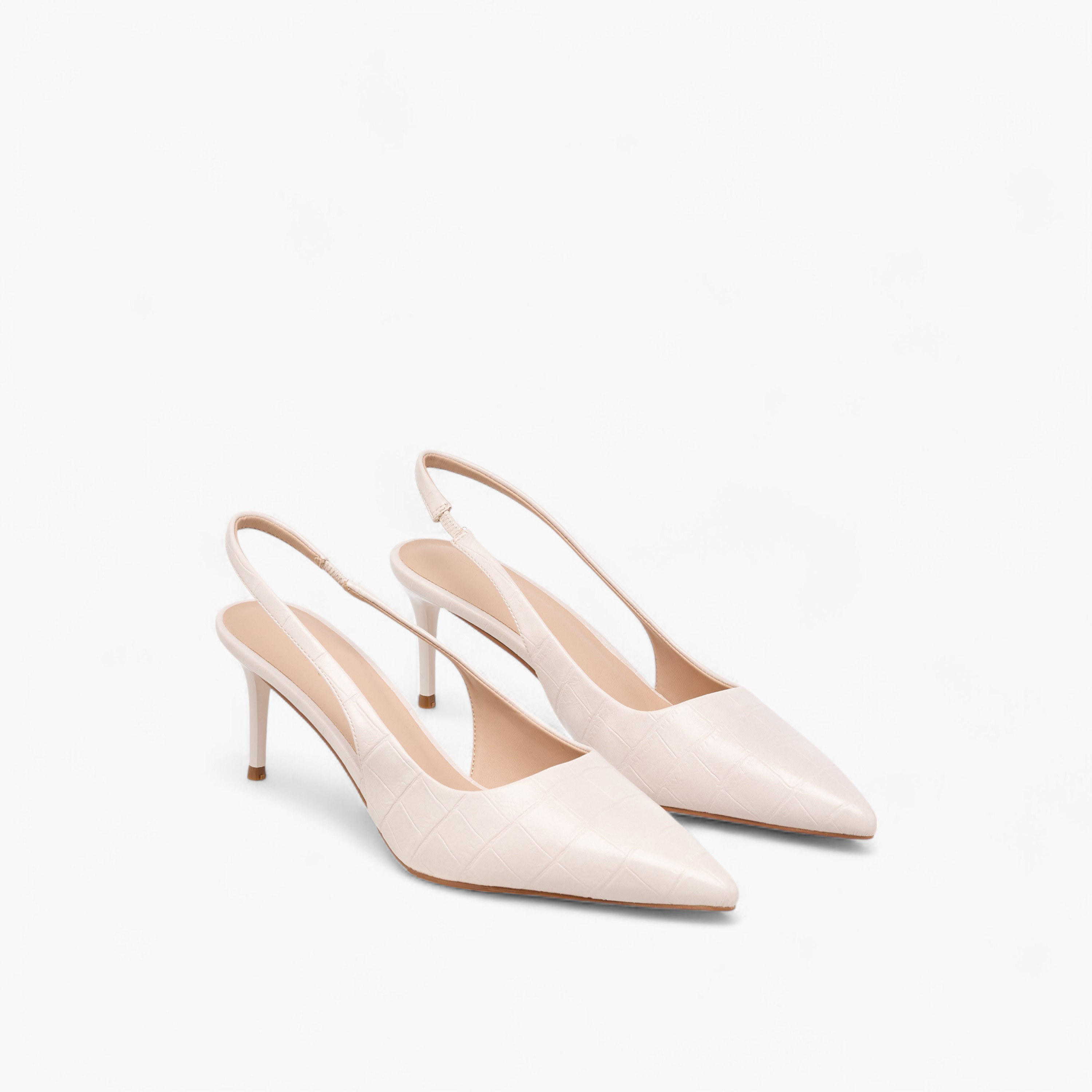 Flora Bella Textured Slingback Shoes with Stiletto Heels-women-shoes-heels-image-1