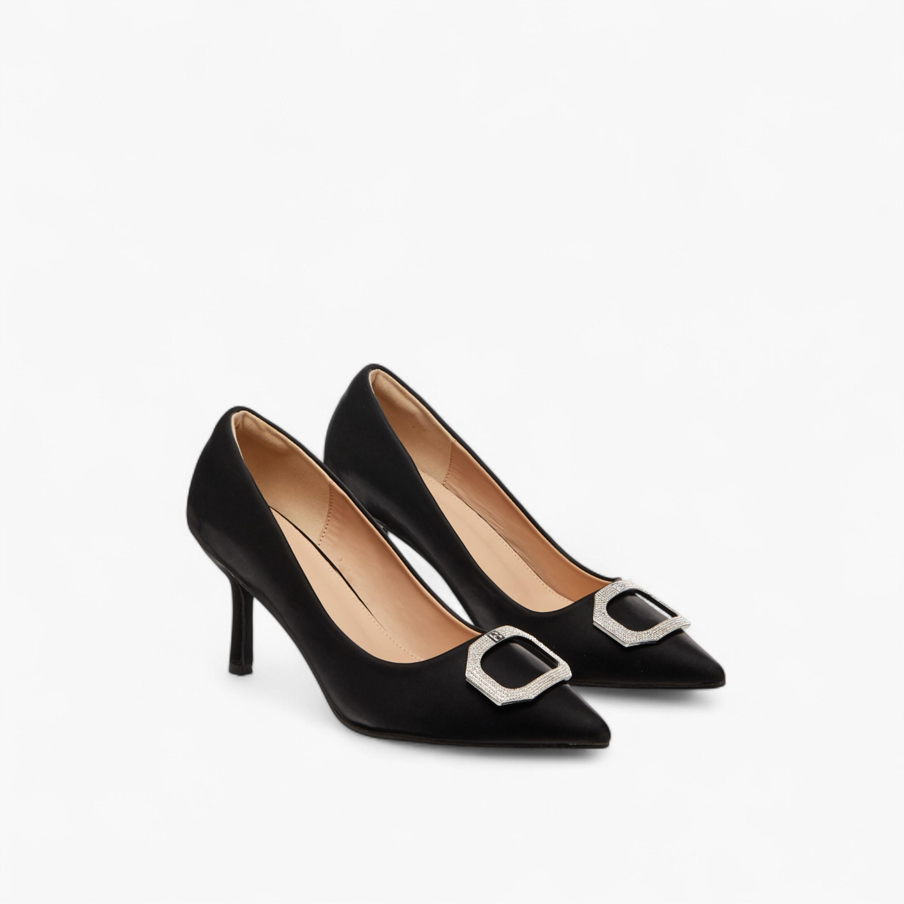 Flora Bella Embellished Pointed Toe Slip-On Pumps with Stiletto Heels-women-shoes-heels-image-1