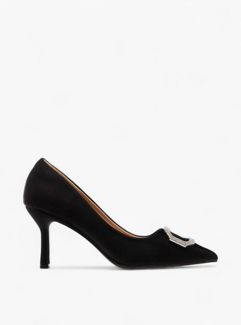 Flora Bella Embellished Pointed Toe Slip-On Pumps with Stiletto Heels-women-shoes-heels-image-3