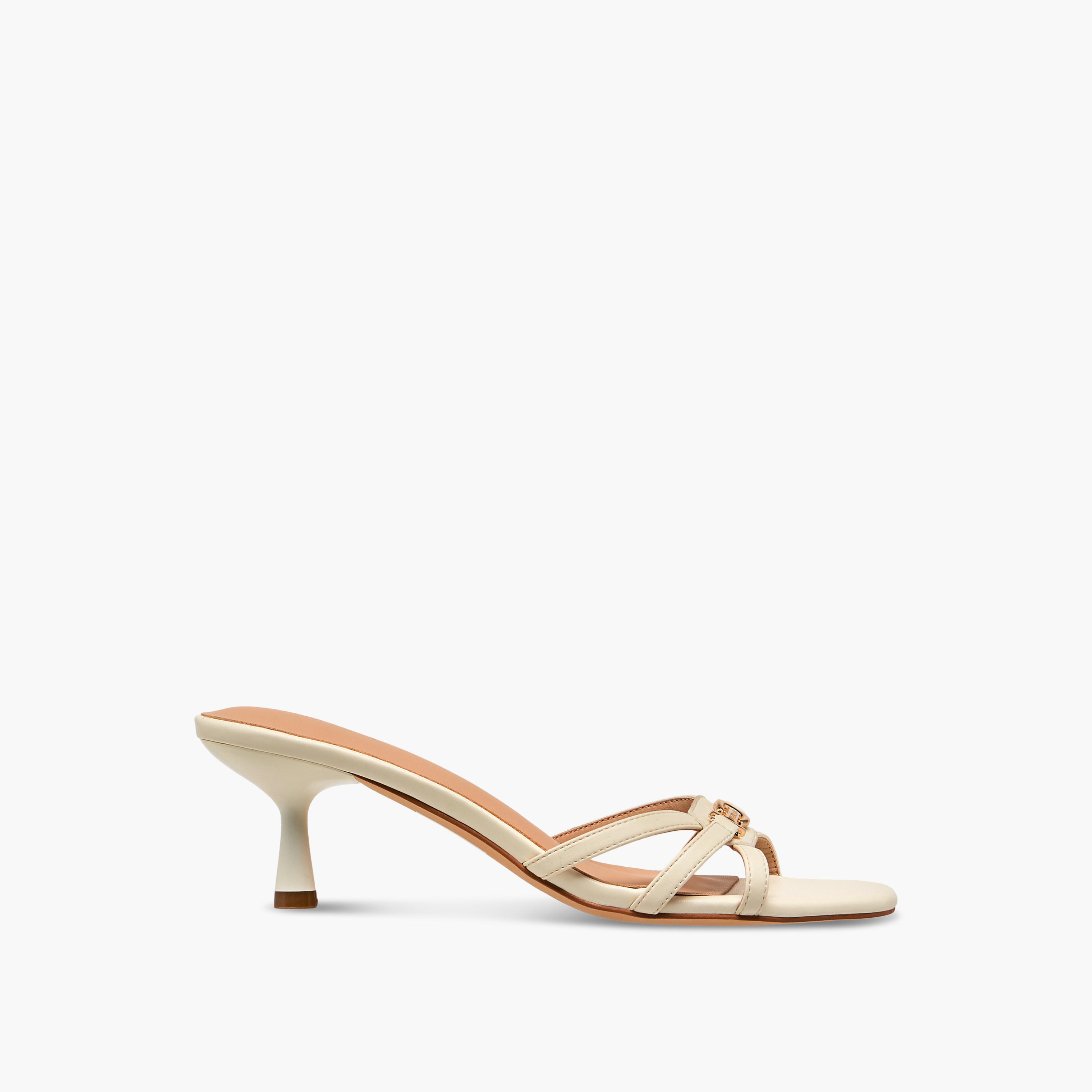 Flora Bella Metal Accent Slip-On Sandals with Flared Heels-women-shoes-sandals-heeled-image-3