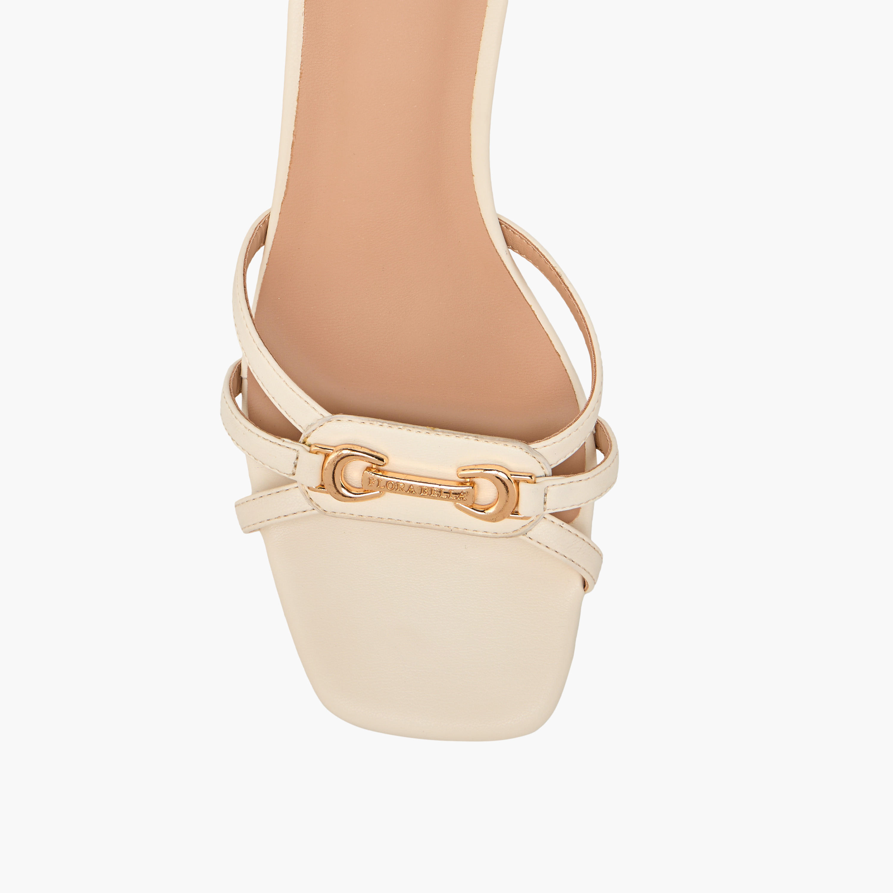 Flora Bella Metal Accent Slip-On Sandals with Flared Heels-women-shoes-sandals-heeled-image-4