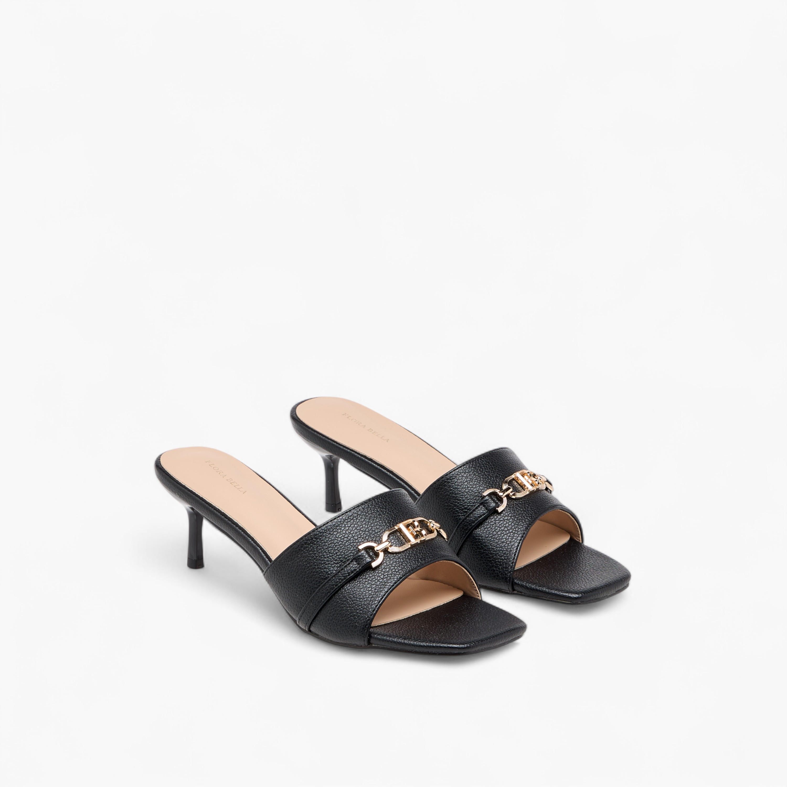 صندل سهل الارتداء بكعب ستيليتو وزينة معدن من فلورا بيلا-women-shoes-sandals-heeled-image-1