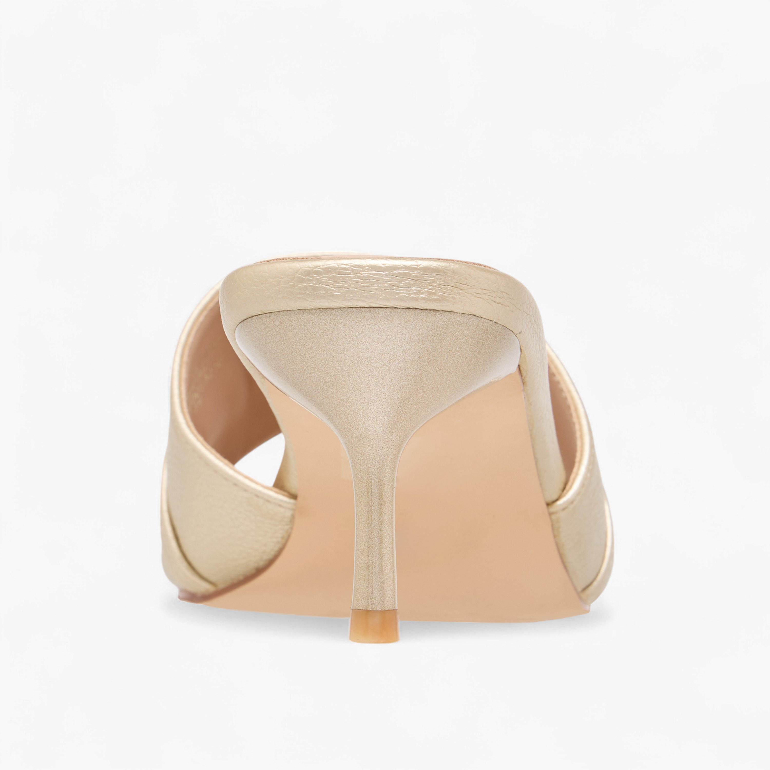 Flora Bella Metal Accent Slip-On Sandals with Stiletto Heels-women-shoes-sandals-heeled-image-5