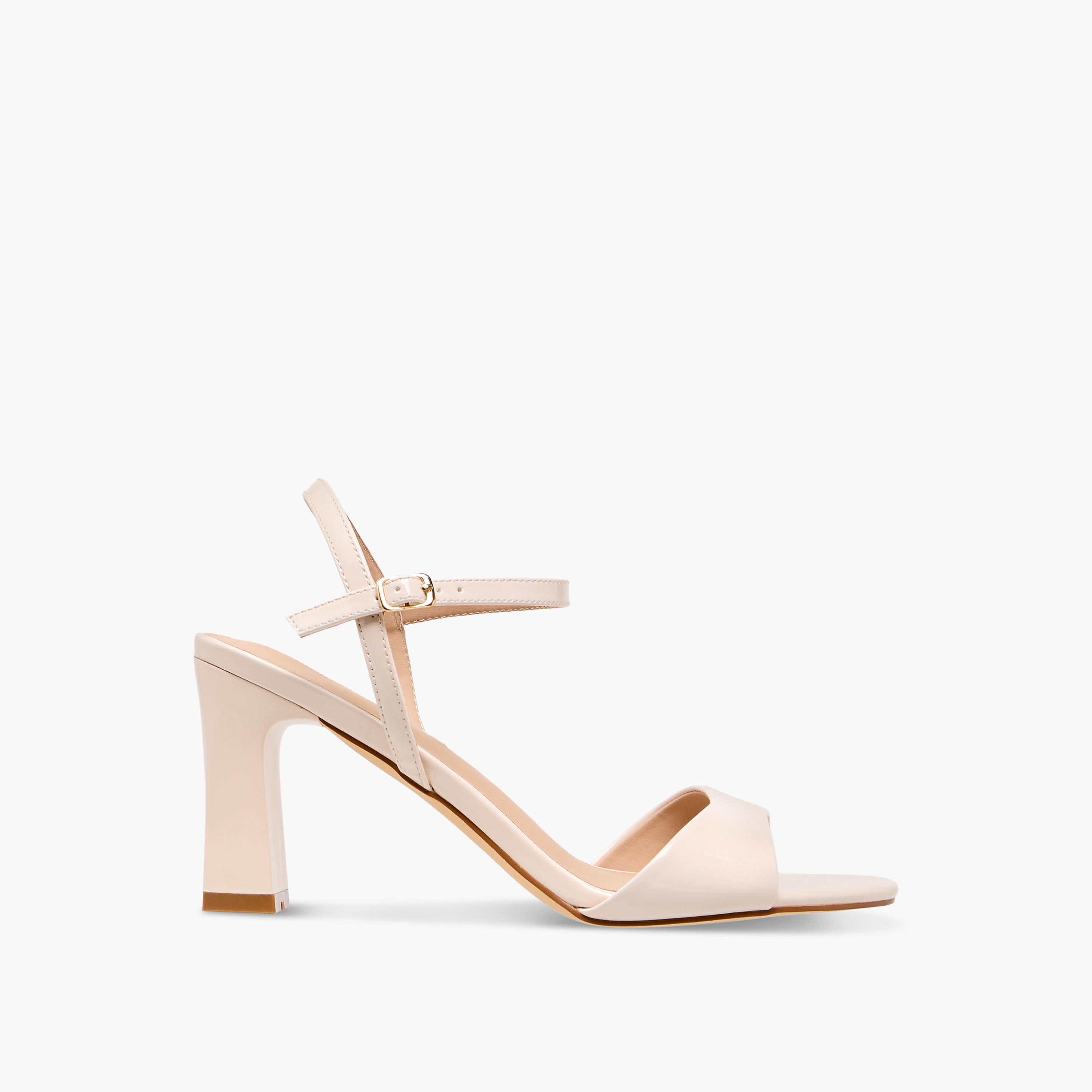 Flora Bella Solid Block Heel Sandals with Buckle Closure-women-shoes-sandals-heeled-image-3