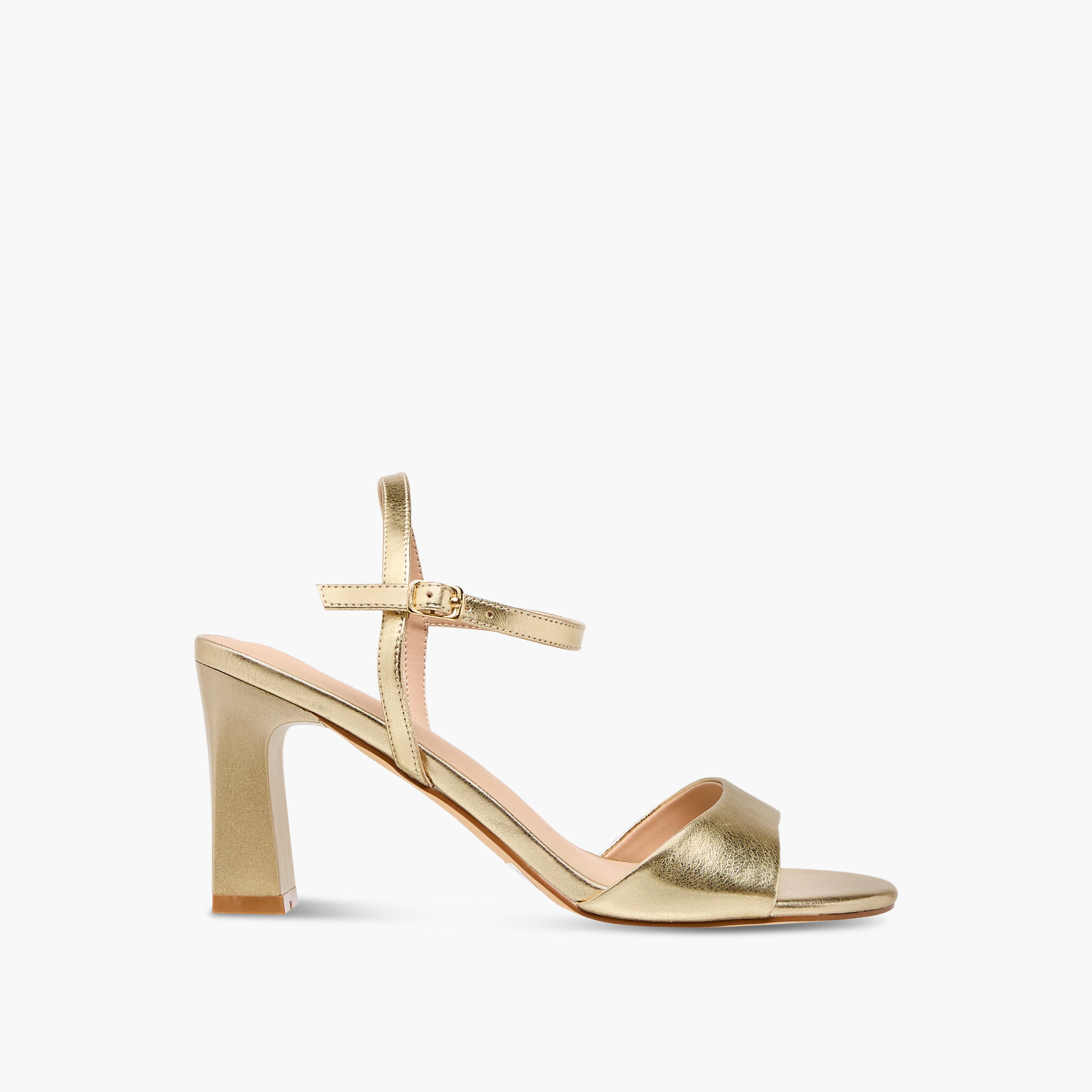 Flora Bella Metallic Block Heel Sandals with Buckle Closure-women-shoes-sandals-heeled-image-3