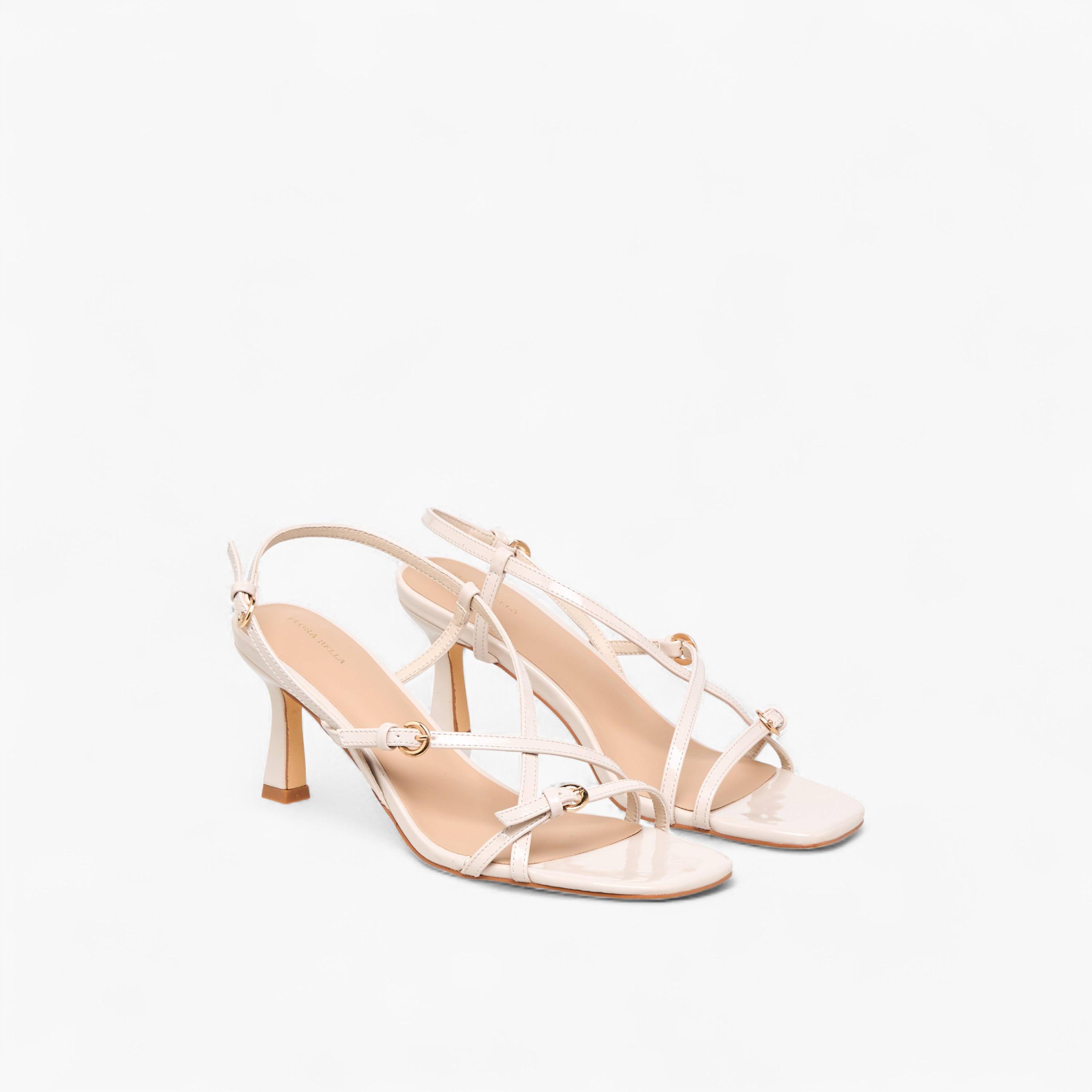 Flora Bella Women Cross Strap Flared Heel Sandals-women-shoes-sandals-heeled-image-1