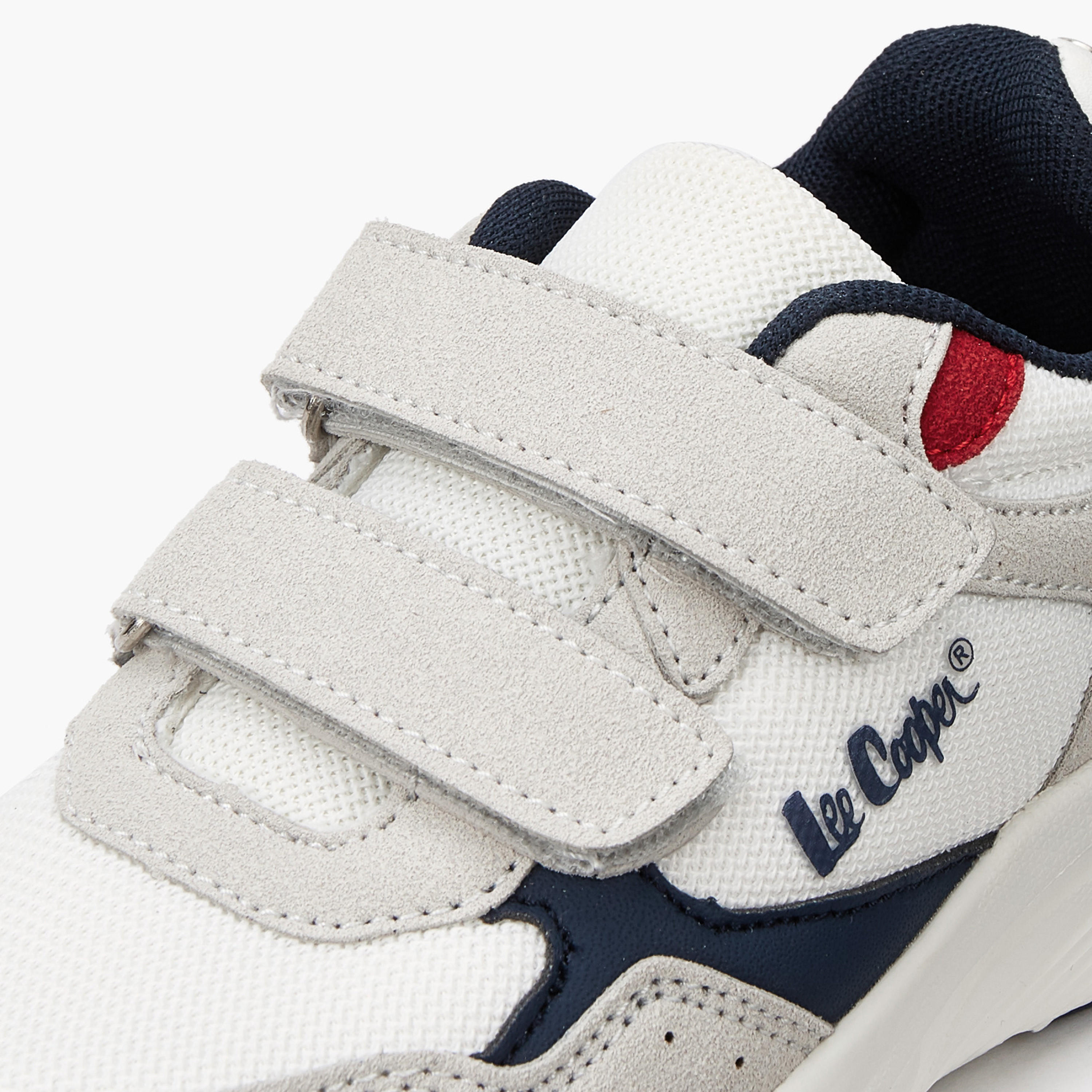 Lee Cooper Boys' Colourblock Sneakers with Hook and Loop Closure-boys-shoes-sneakers-image-4