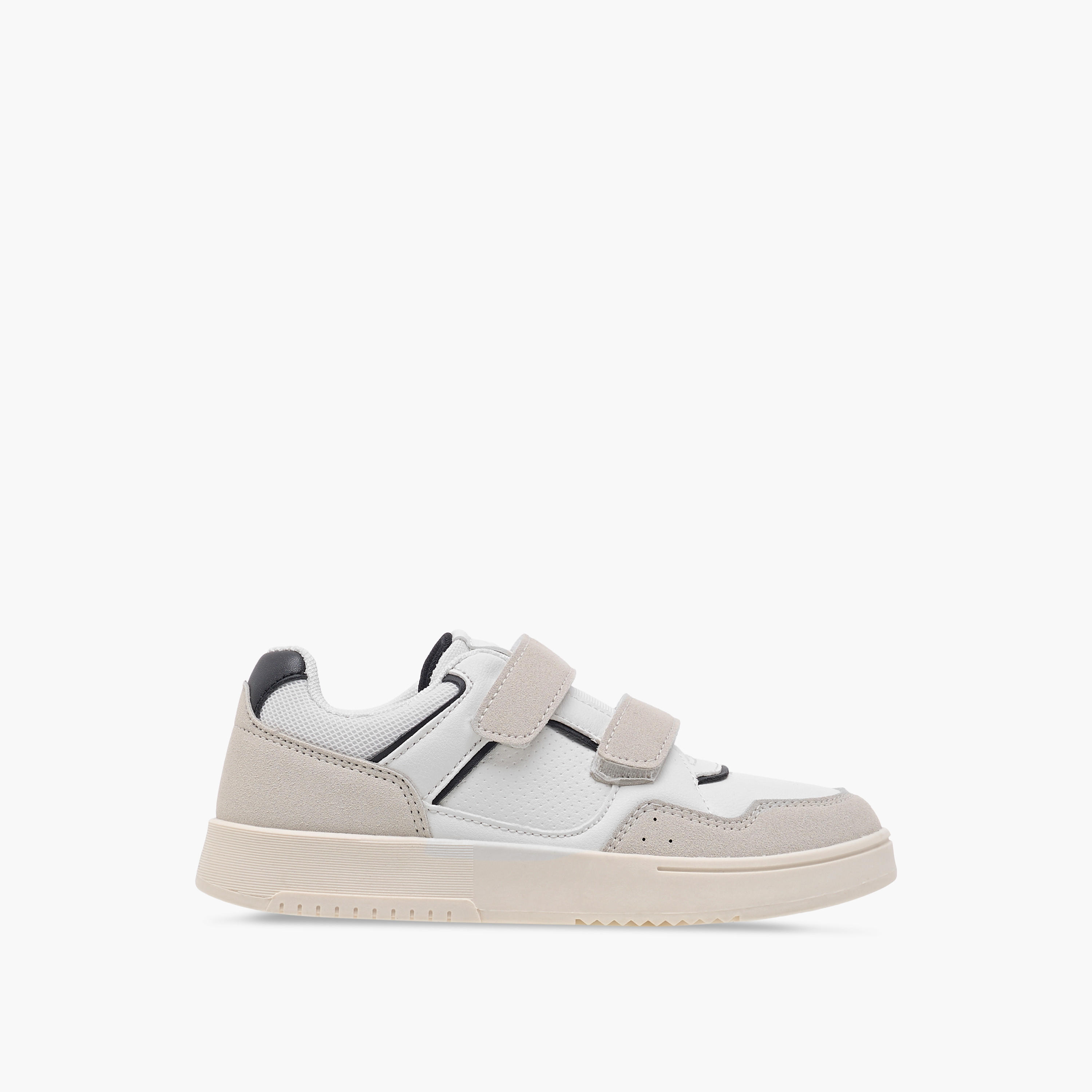Mister Duchini Panelled Sneakers with Hook and Loop Closure-boys-shoes-sneakers-image-3