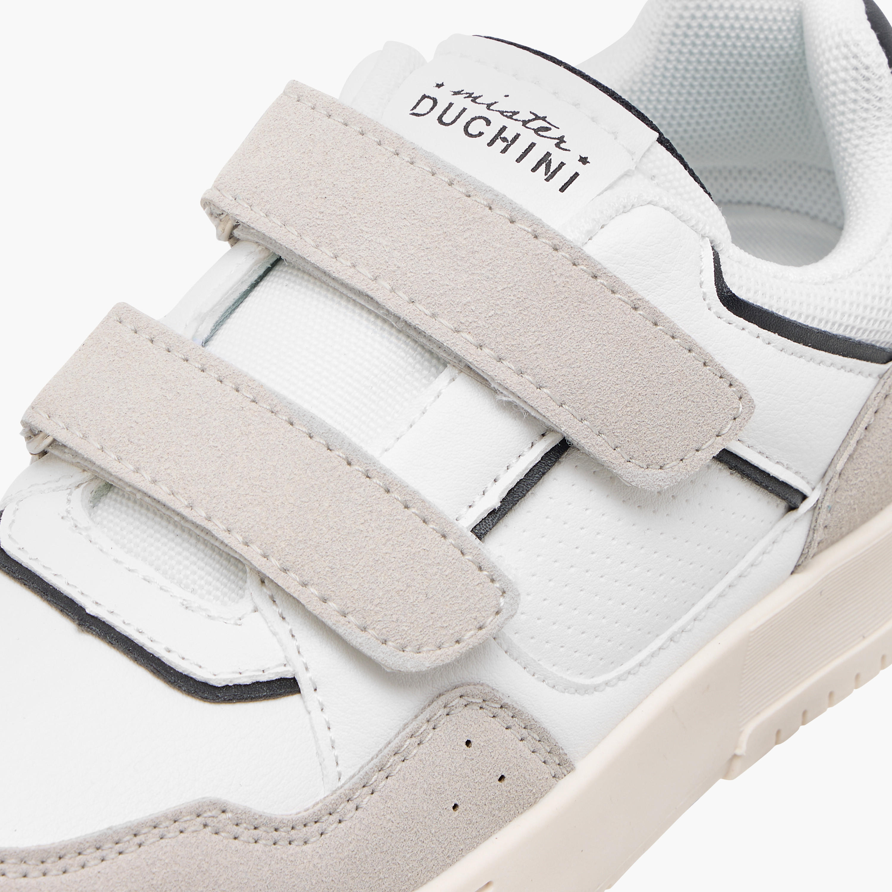 Mister Duchini Panelled Sneakers with Hook and Loop Closure-boys-shoes-sneakers-image-4