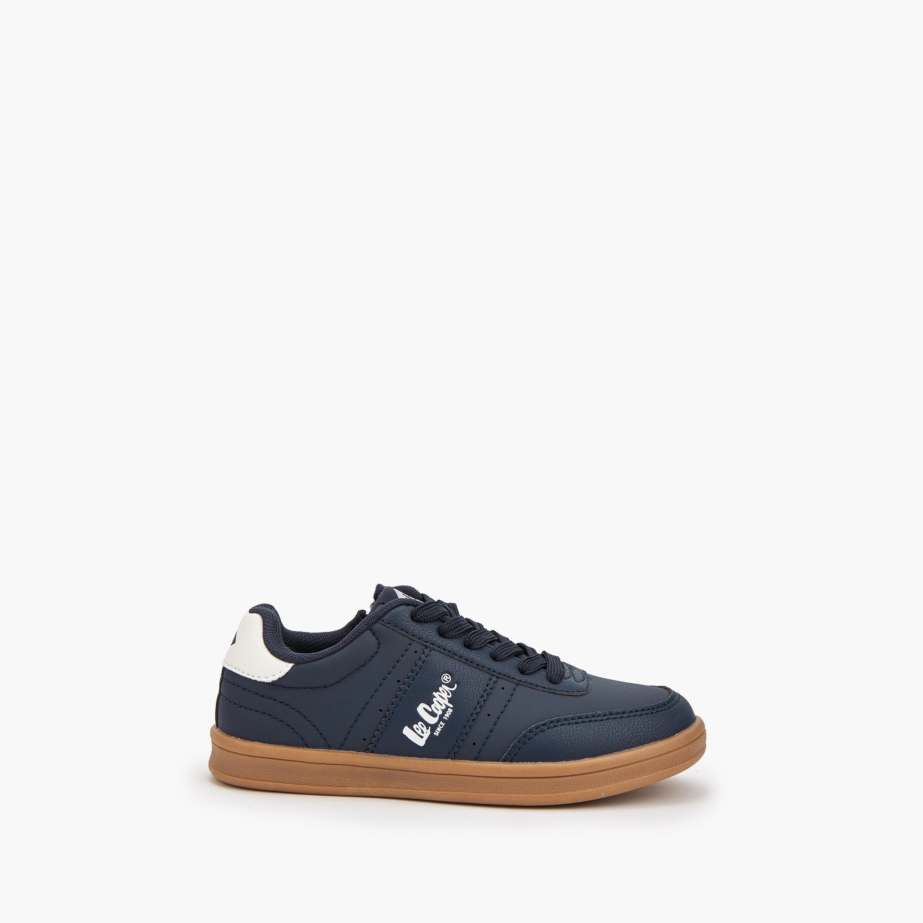 Lee Cooper Boys' Logo Print Lace-Up Sneakers-boys-shoes-sneakers-image-2