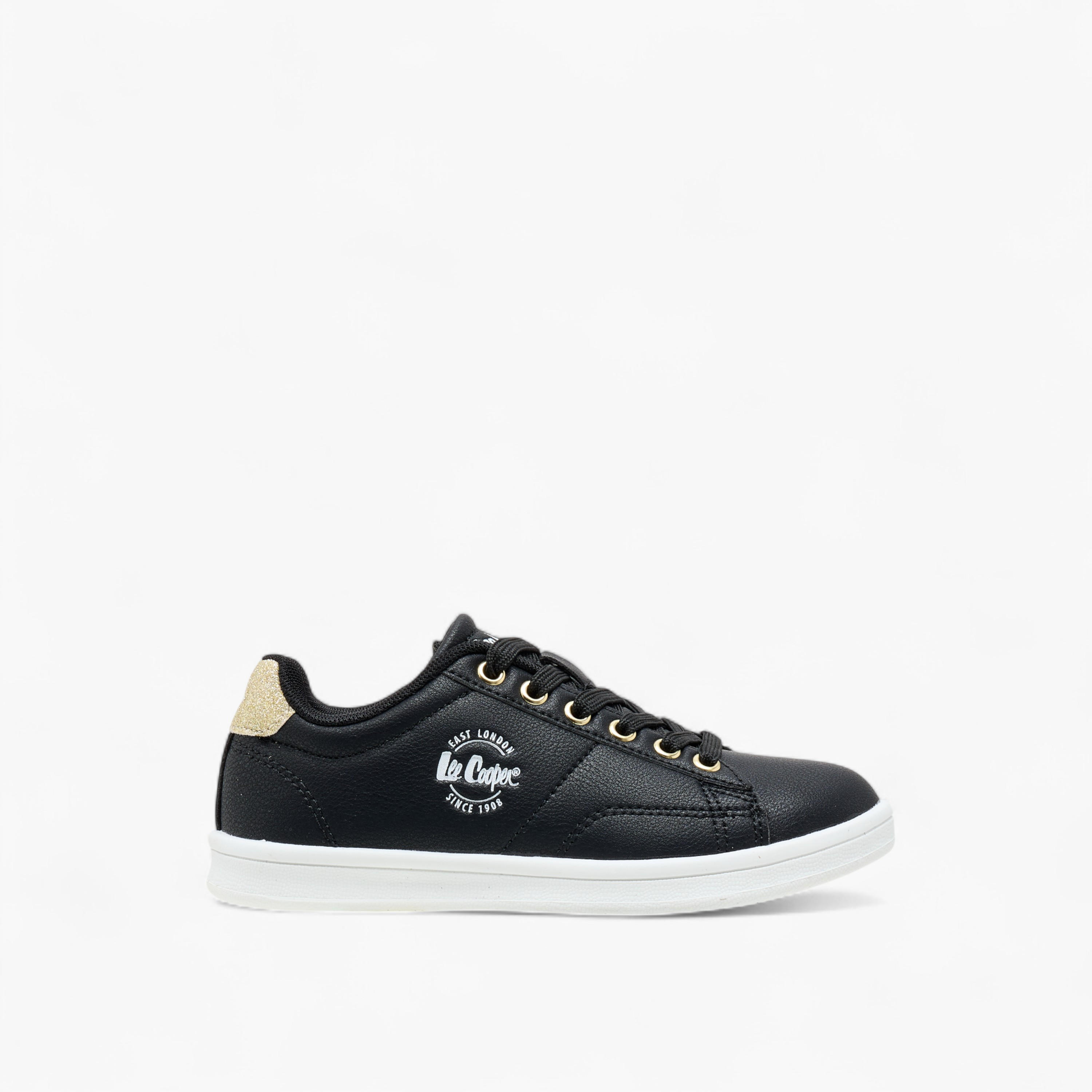Lee Cooper Girl's Logo Detail Sneakers with Lace-Up Closure-girls-shoes-sneakers-image-3