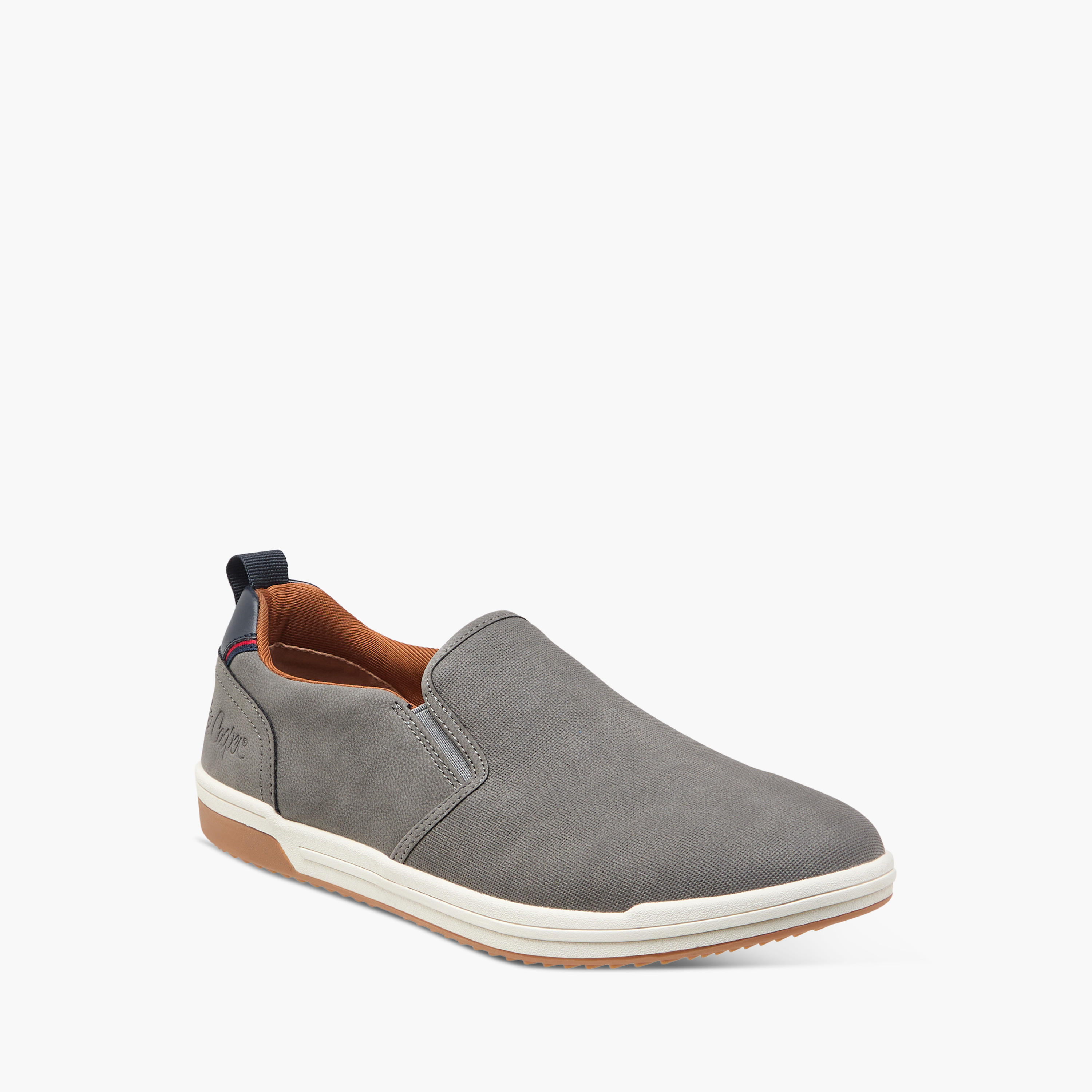 Lee Cooper Men's Solid Slip-On Loafers with Pull Tabs-men-shoes-loafersandmoccasins-image-2