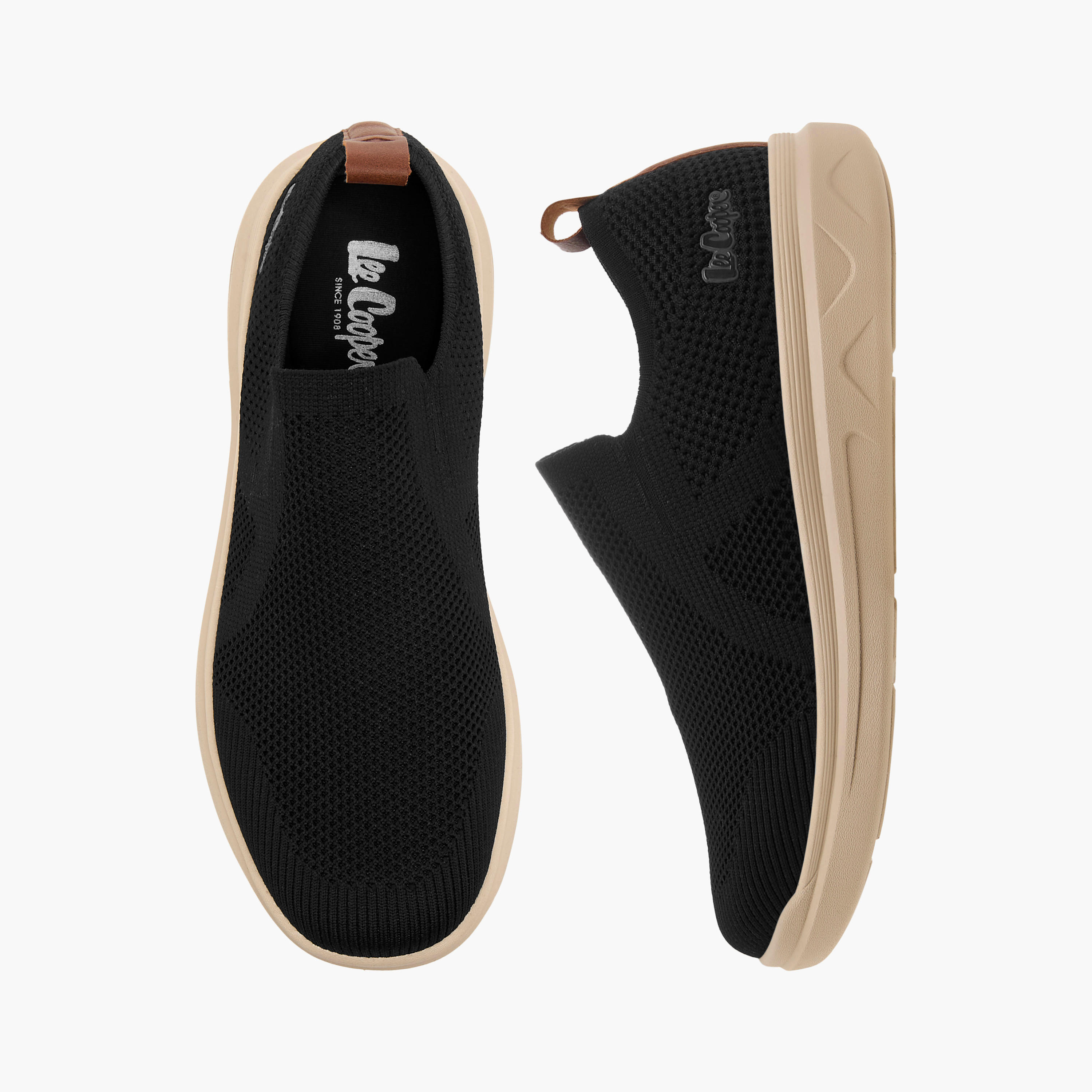 Lee Cooper Men Mesh Textured Loafers-men-shoes-loafersandmoccasins-image-1