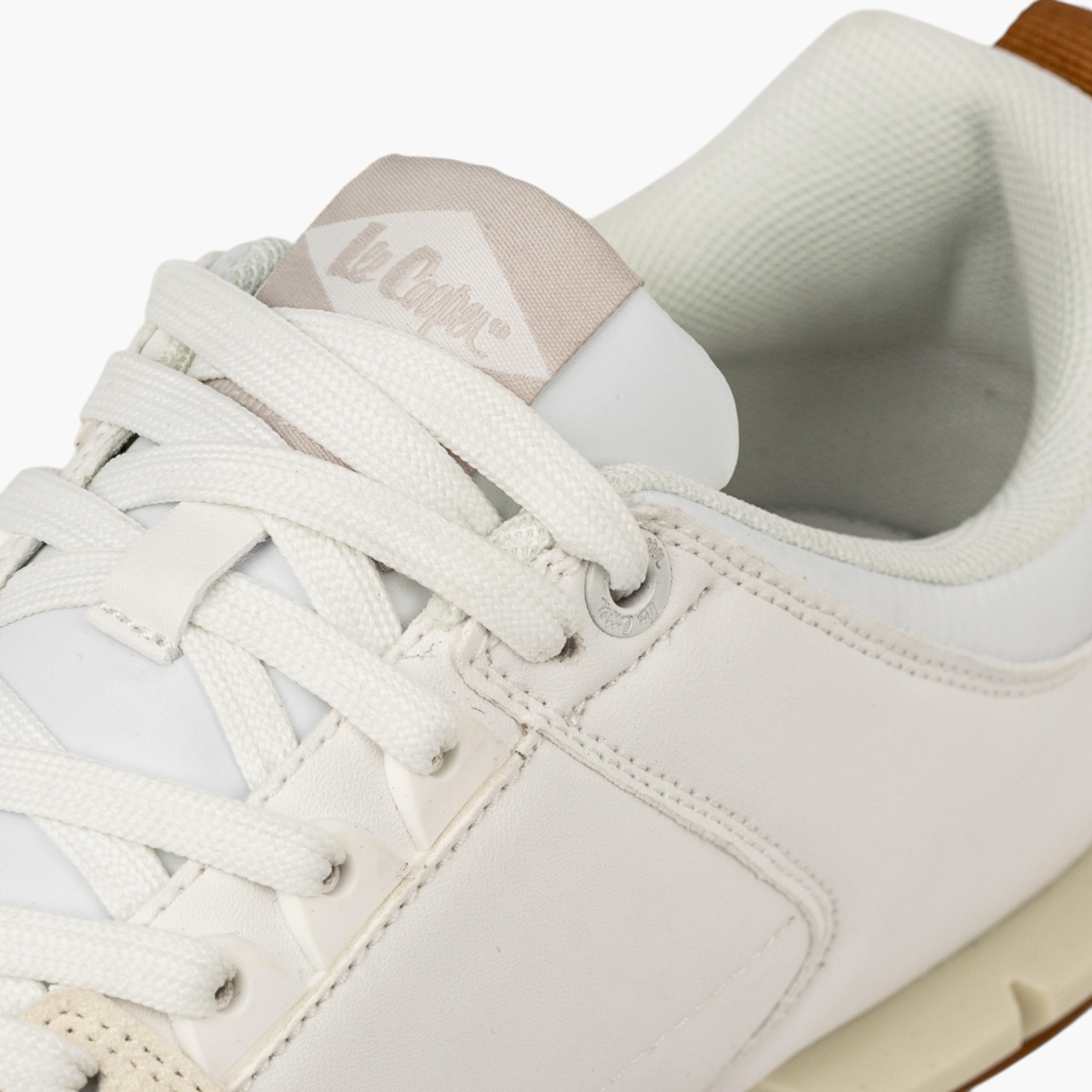 Lee Cooper Men's Panelled Sneakers with Lace-Up Closure-men-shoes-sneakers-image-4