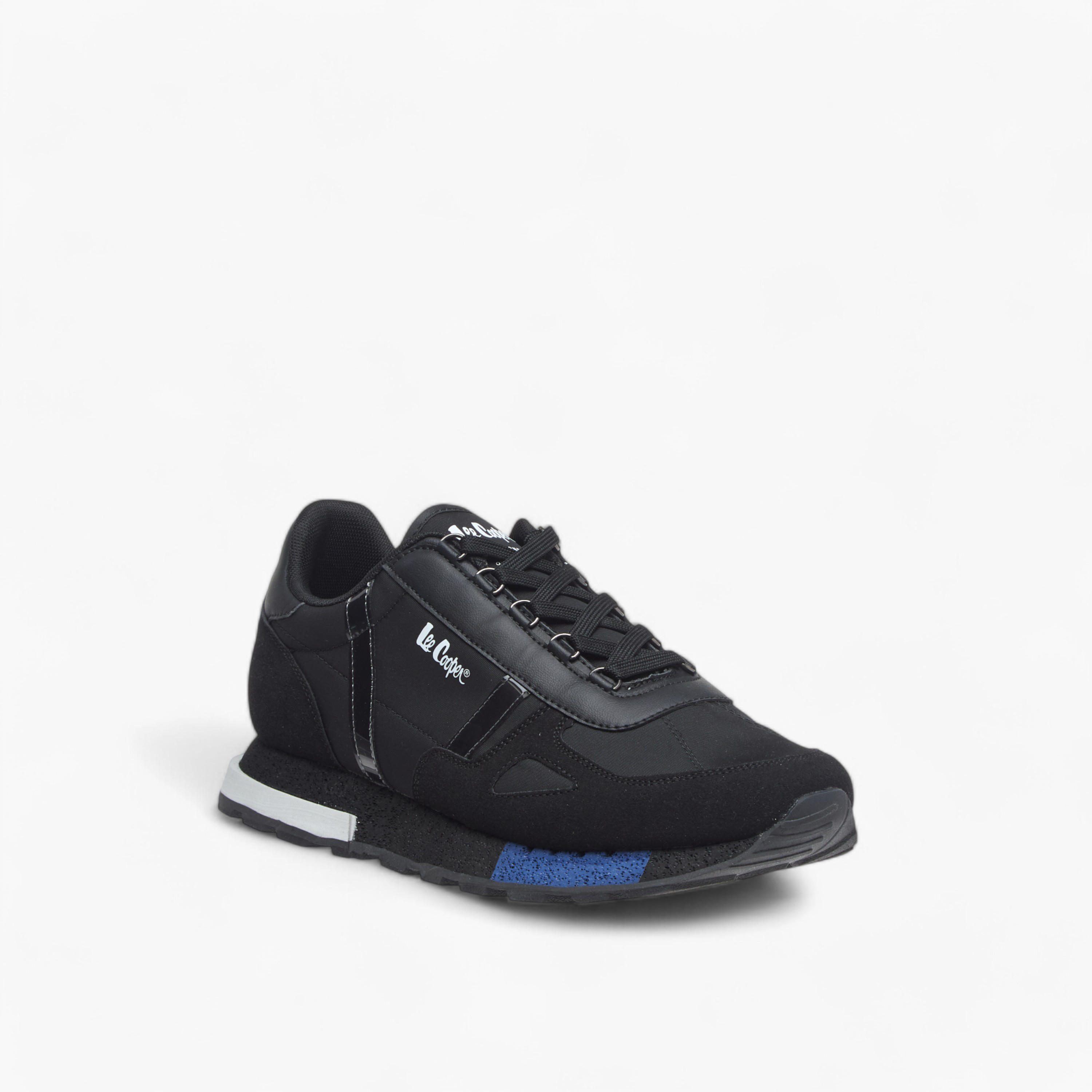 Lee Cooper Men's Panelled Lace-Up Sneakers-men-shoes-sneakers-image-2