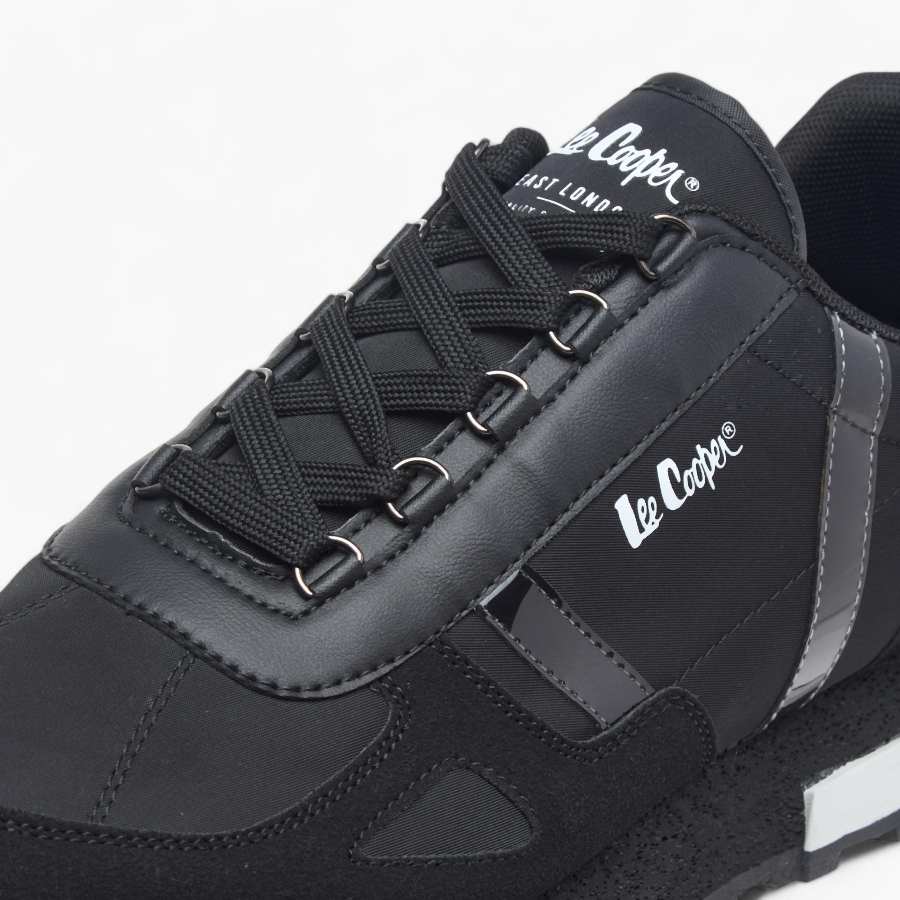 Lee Cooper Men's Panelled Lace-Up Sneakers-men-shoes-sneakers-image-4