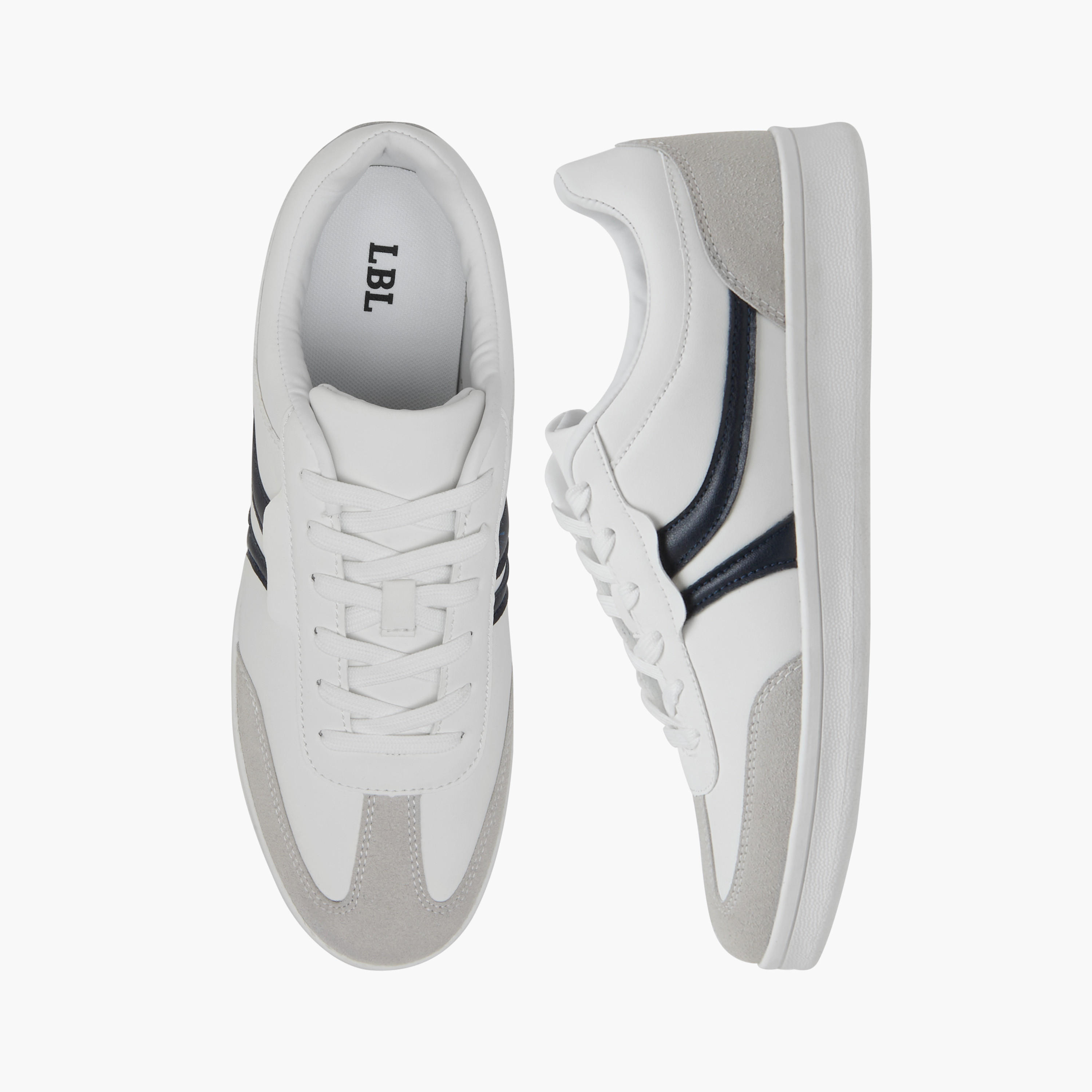 LBL by Shoexpress Men's Panelled Sneakers with Lace-Up Closure-men-shoes-sneakers-image-1