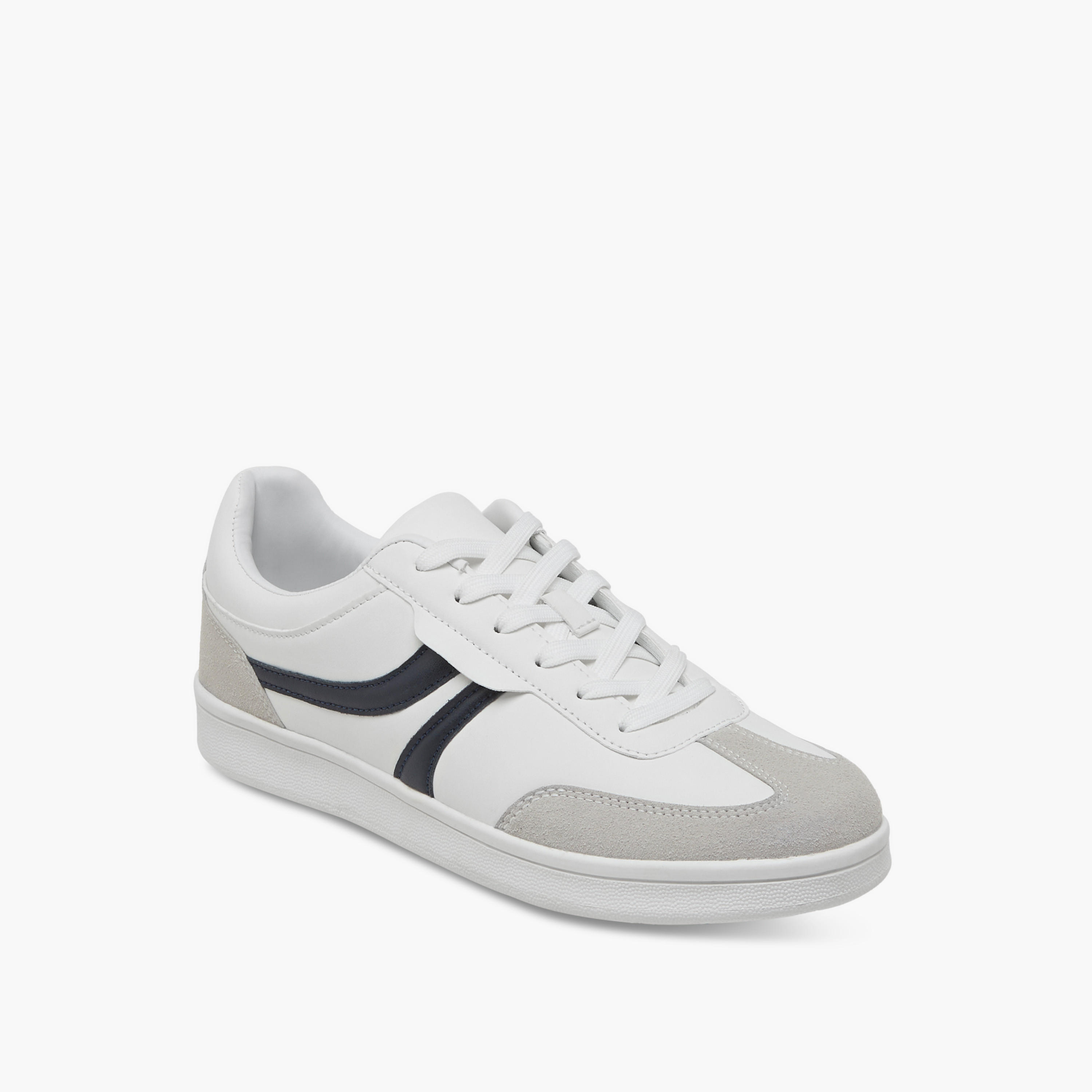 LBL by Shoexpress Men's Panelled Sneakers with Lace-Up Closure-men-shoes-sneakers-image-2