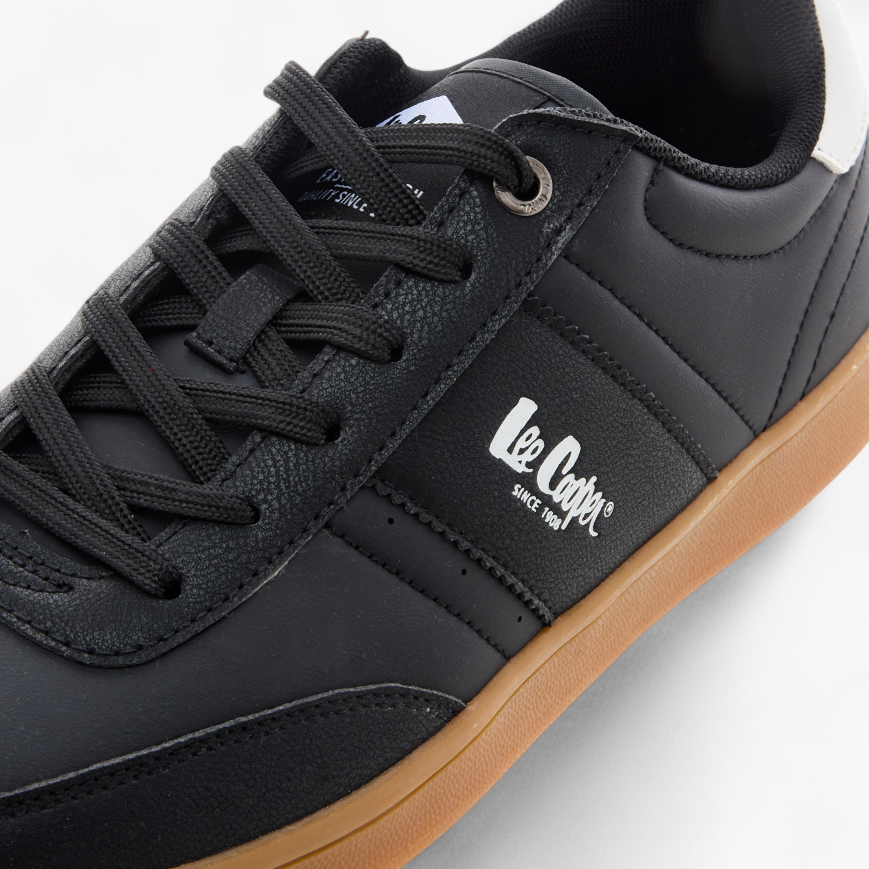 Lee Cooper Men's Logo Detail Lace-Up Sneakers-men-shoes-sneakers-image-4