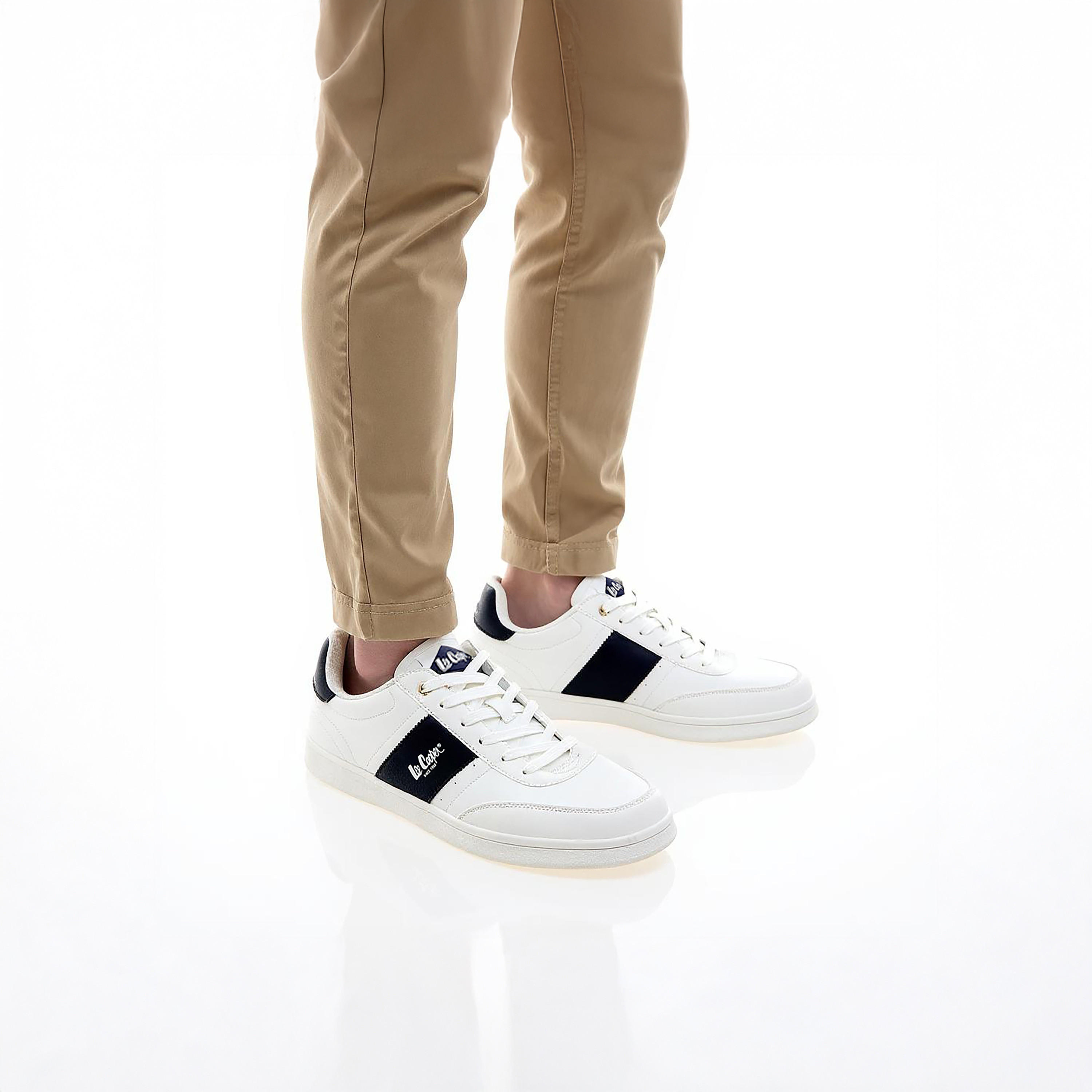 Lee Cooper Men's Logo Detail Lace-Up Sneakers-men-shoes-sneakers-image-2