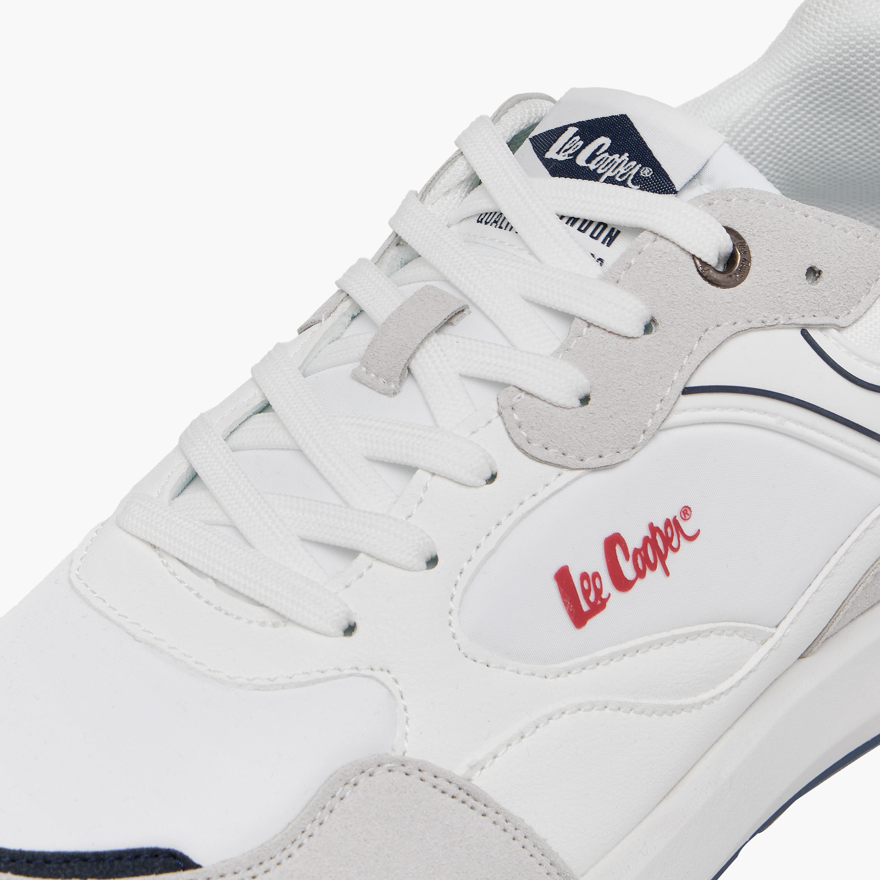 Lee Cooper Men's Panelled Lace-Up Sneakers-men-shoes-sneakers-image-5