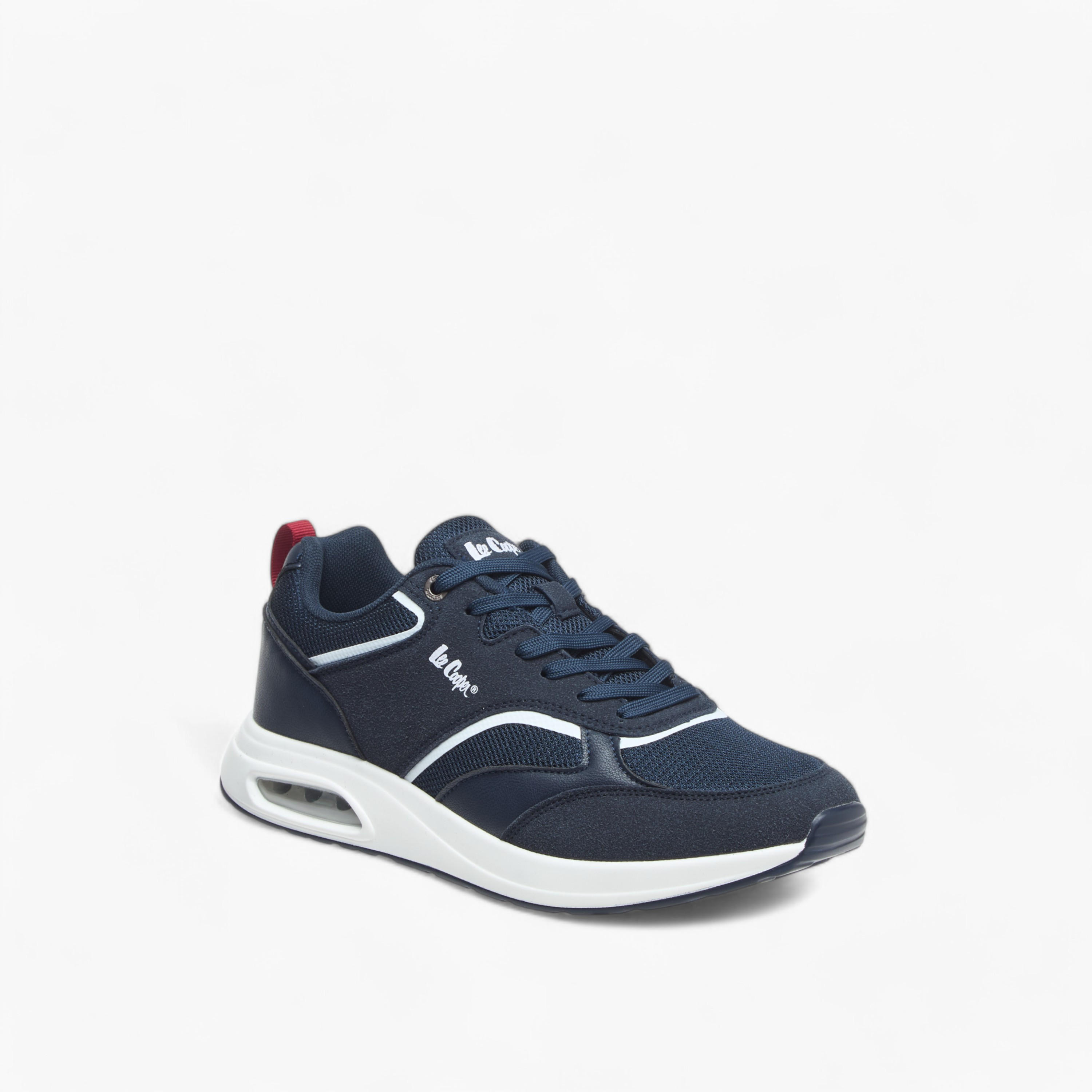 Lee Cooper Men's Panelled Lace-Up Sneakers-men-shoes-sneakers-image-2