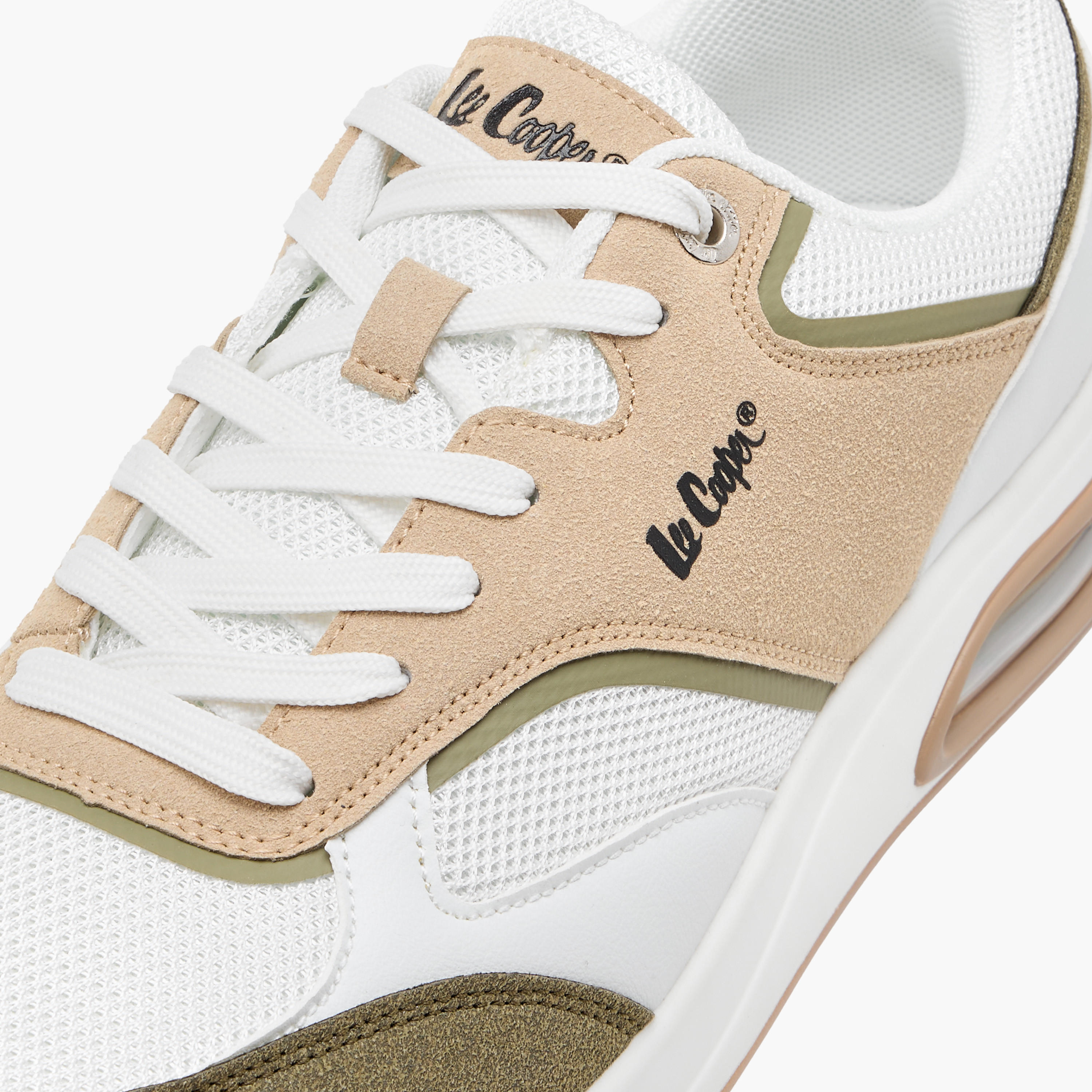 Lee Cooper Men's Panelled Lace-Up Sneakers-men-shoes-sneakers-image-4